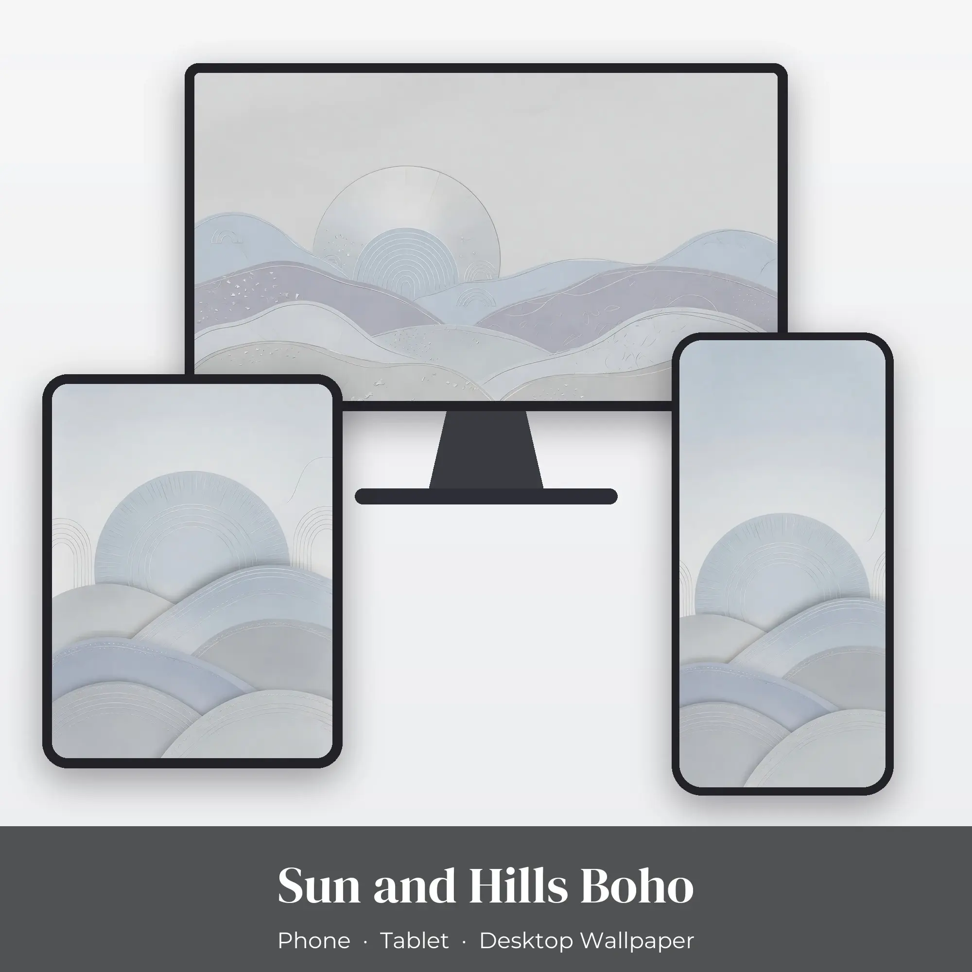 Wallpaper Pack – Sun and Hills Boho preview