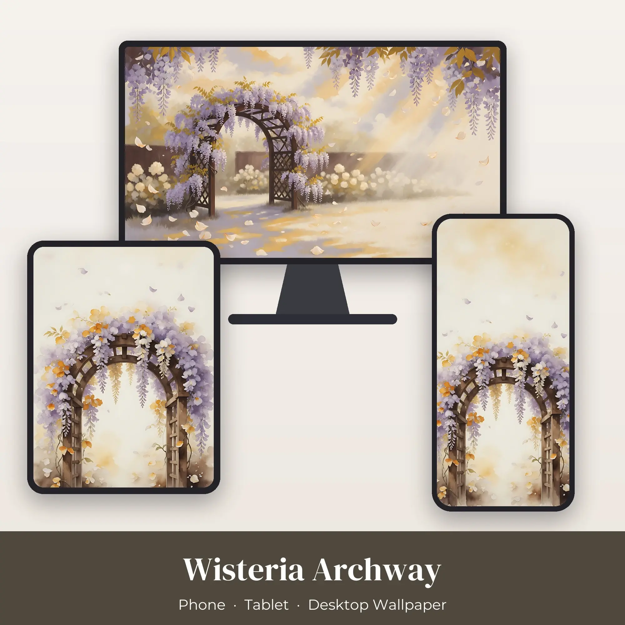 Wallpaper Pack – Wisteria Archway preview
