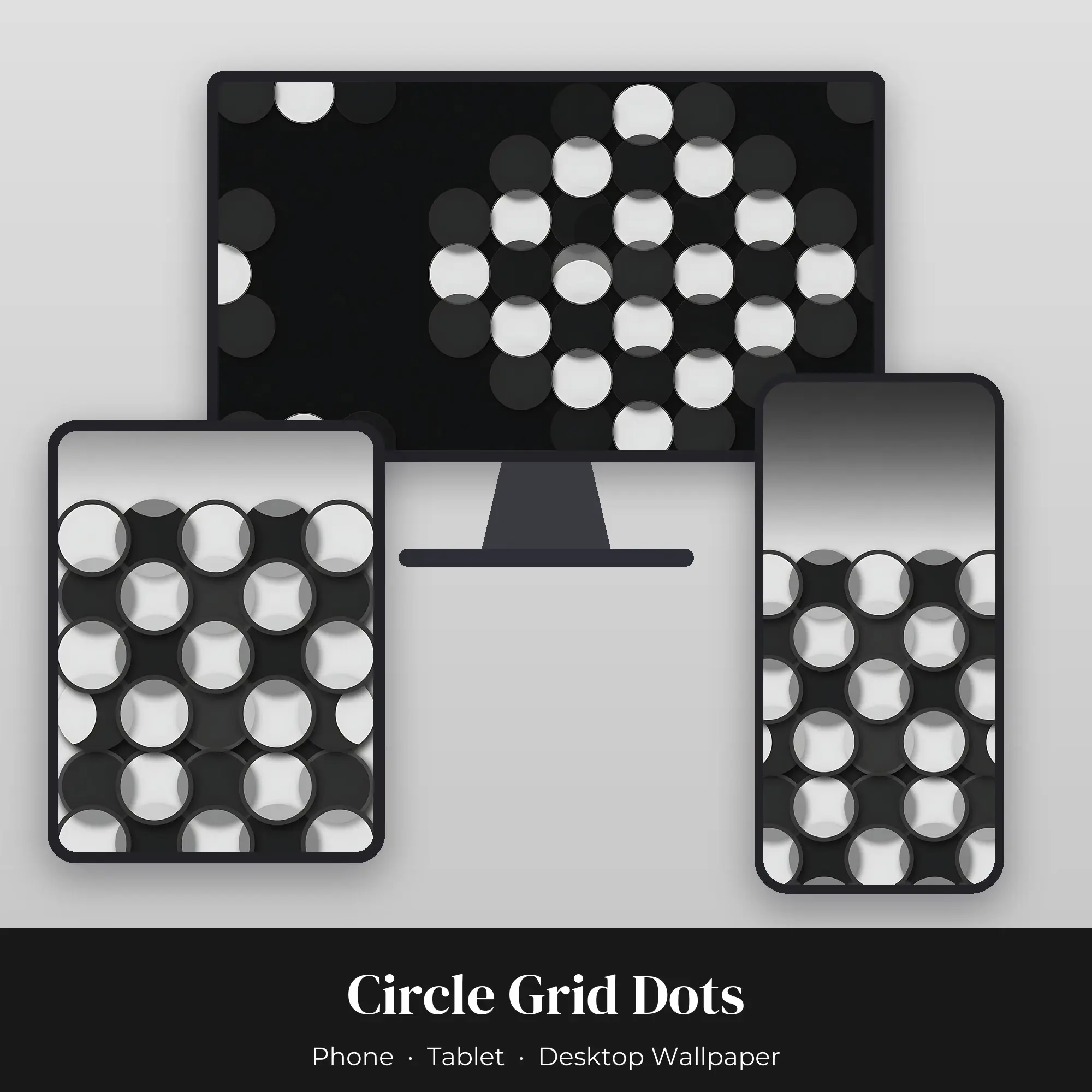Wallpaper Pack – Circle Grid Dots preview