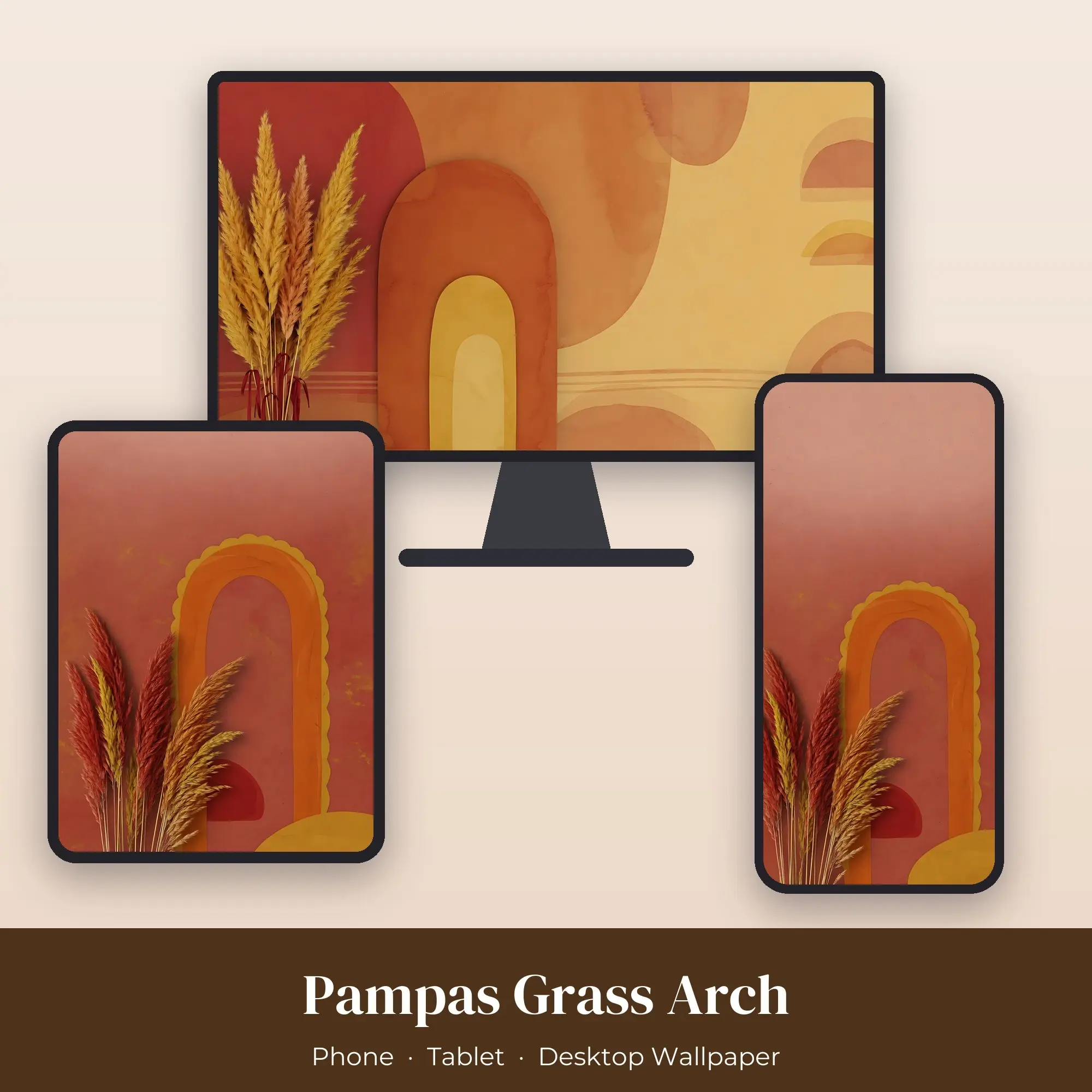 Wallpaper Pack – Pampas Grass Arch preview