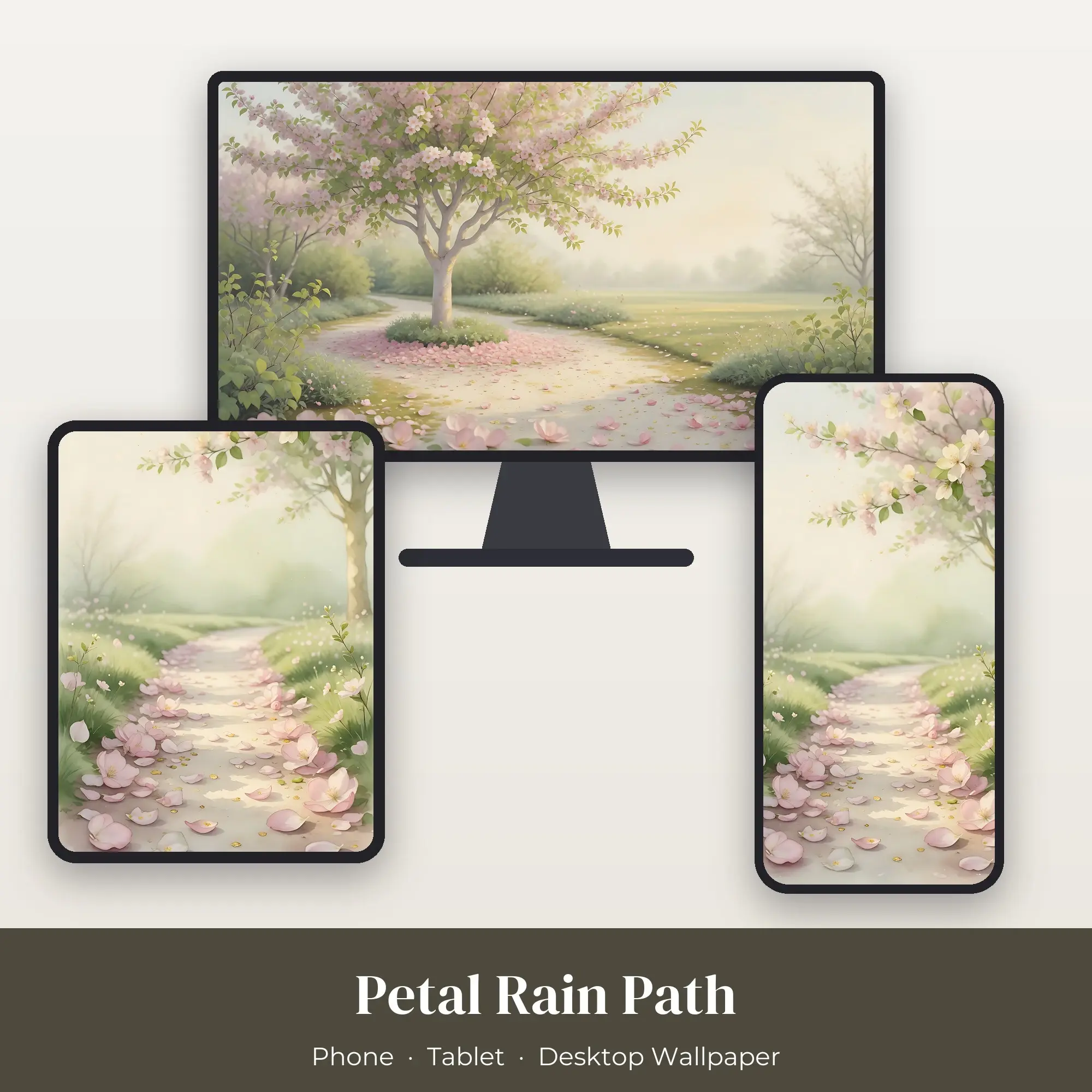 Wallpaper Pack – Petal Rain Path preview