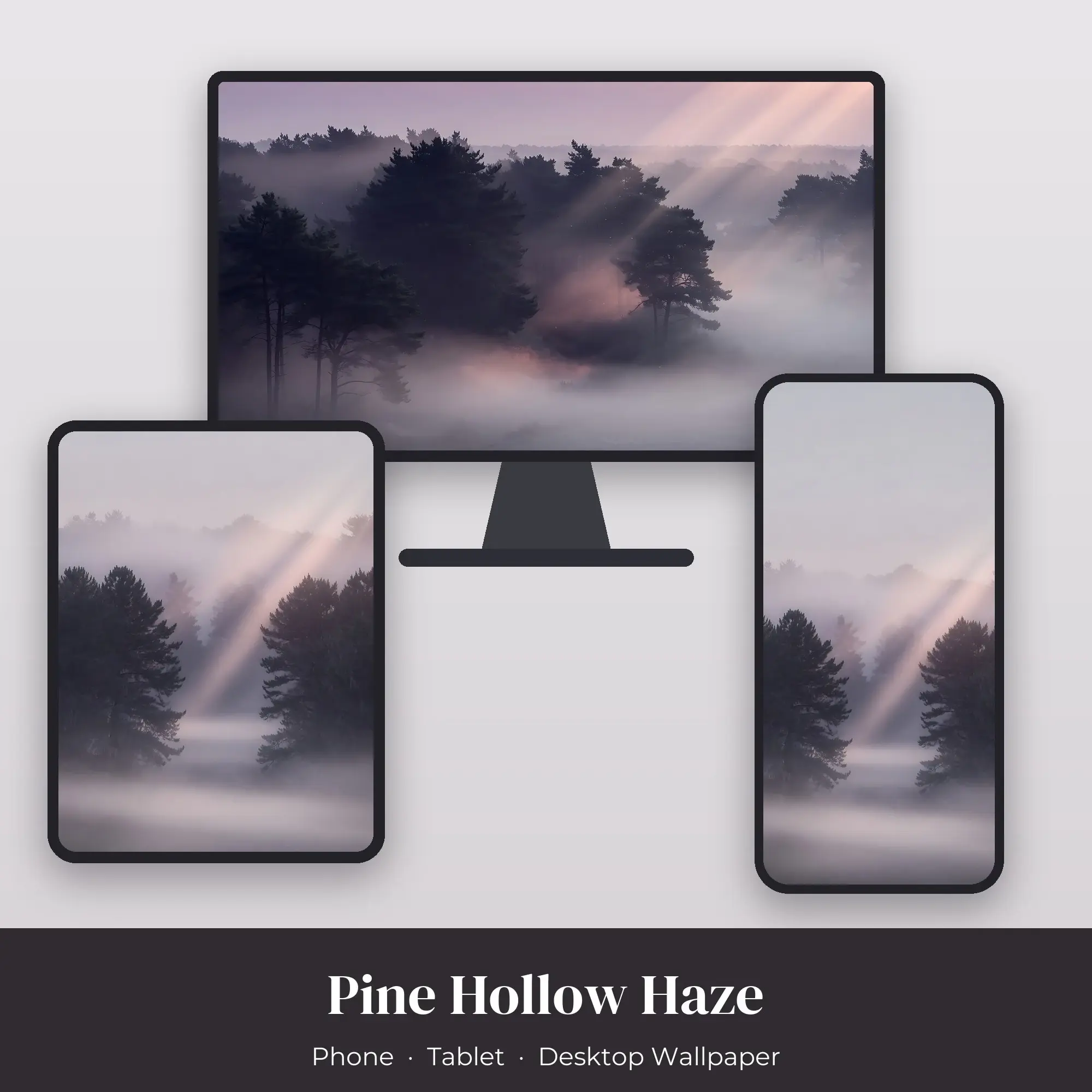 Wallpaper Pack – Pine Hollow Haze preview