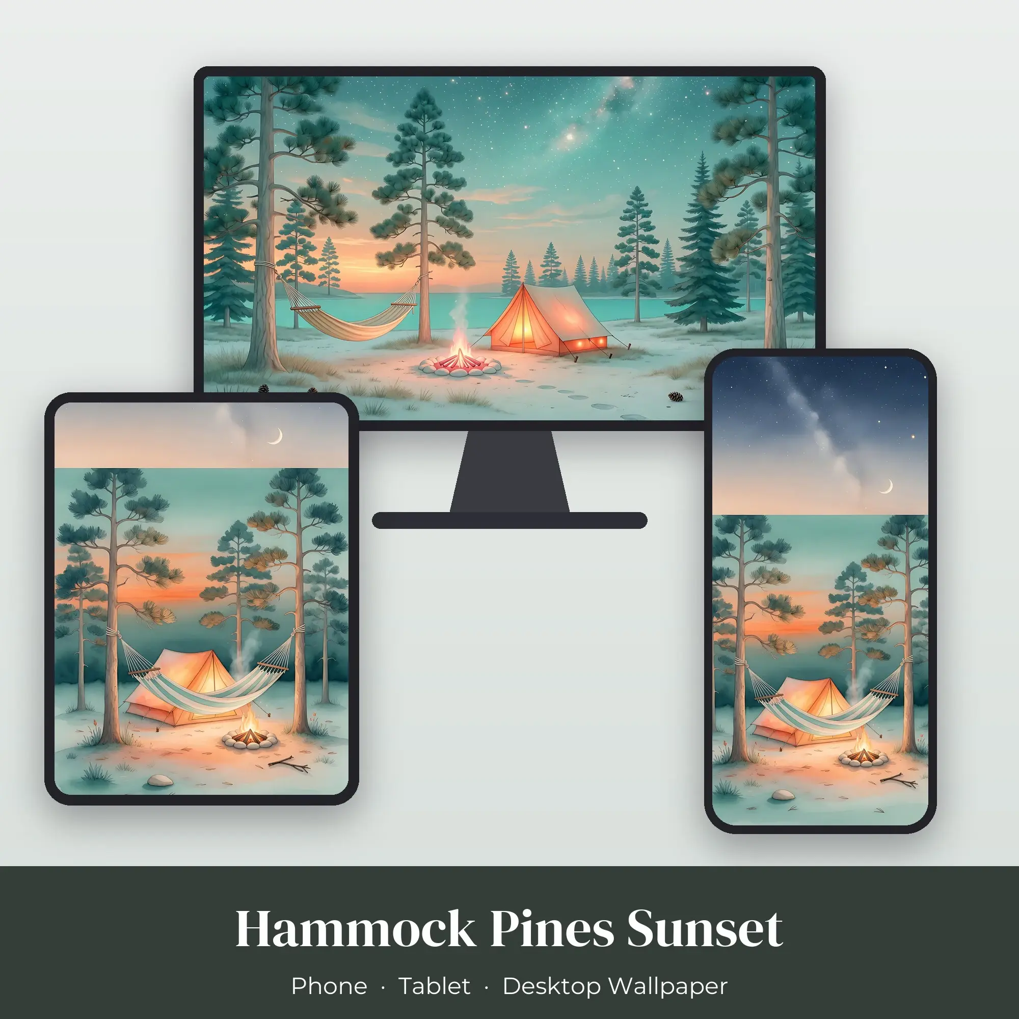 Wallpaper Pack – Hammock Pines Sunset preview