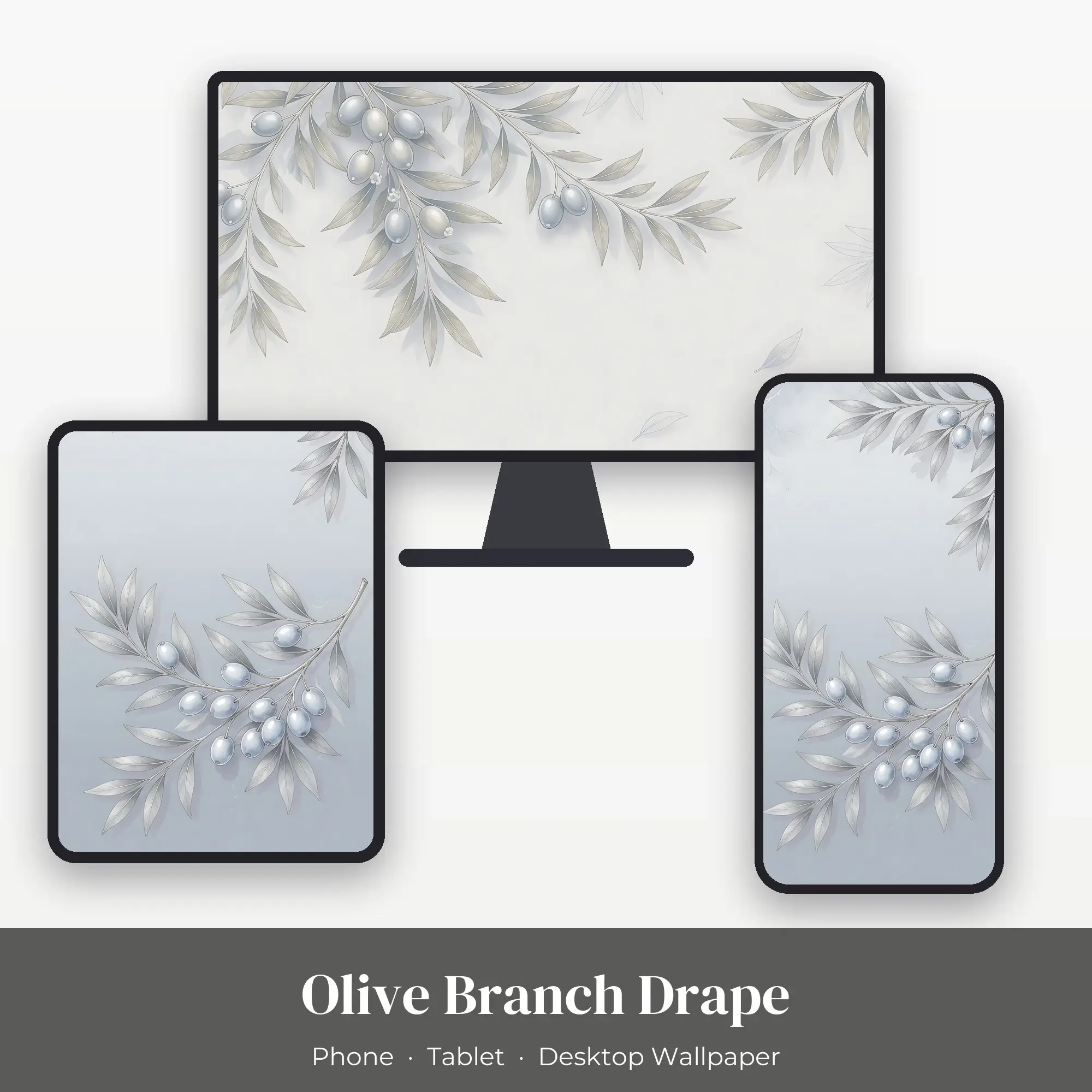Wallpaper Pack – Olive Branch Drape preview