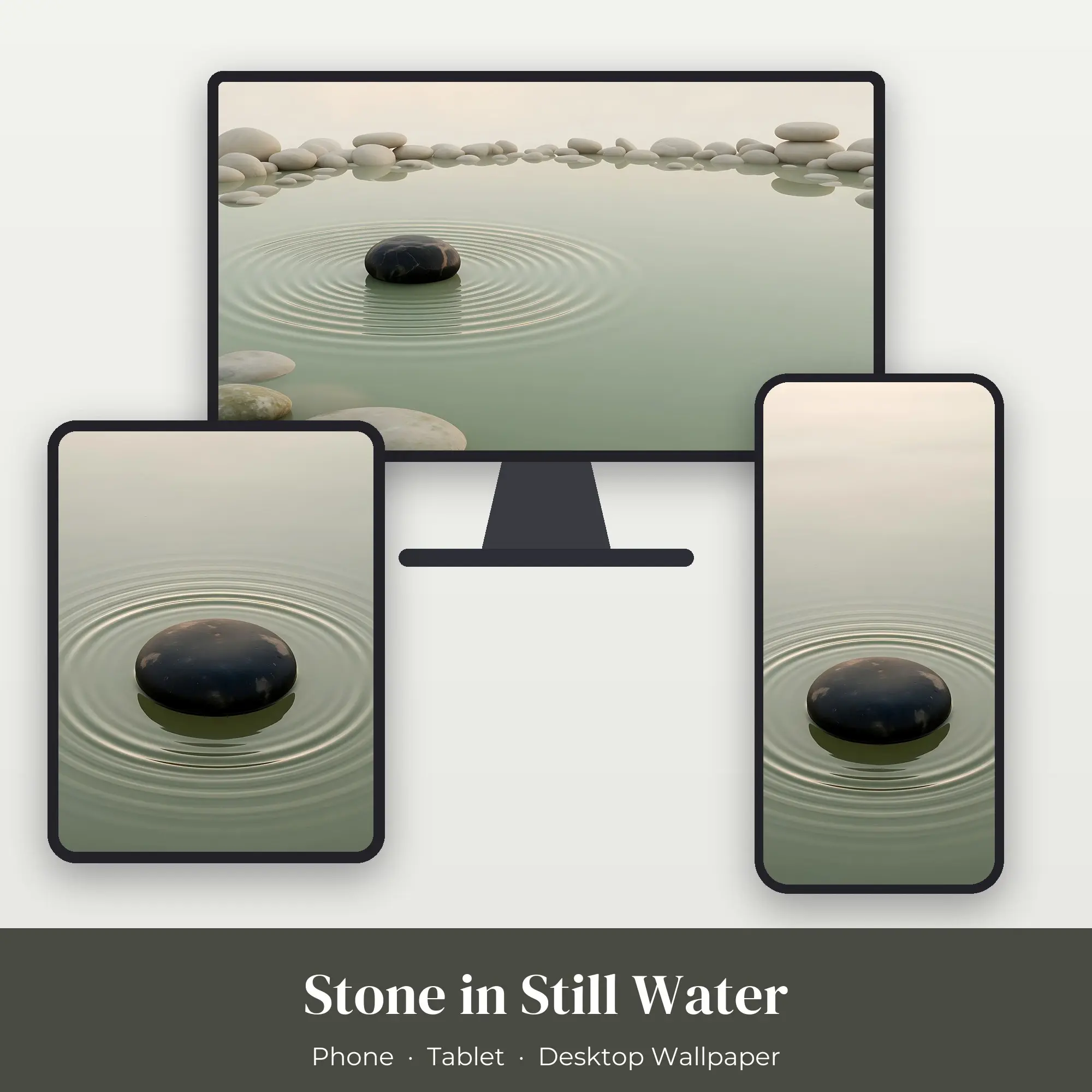 Wallpaper Pack – Stone in Still Water preview