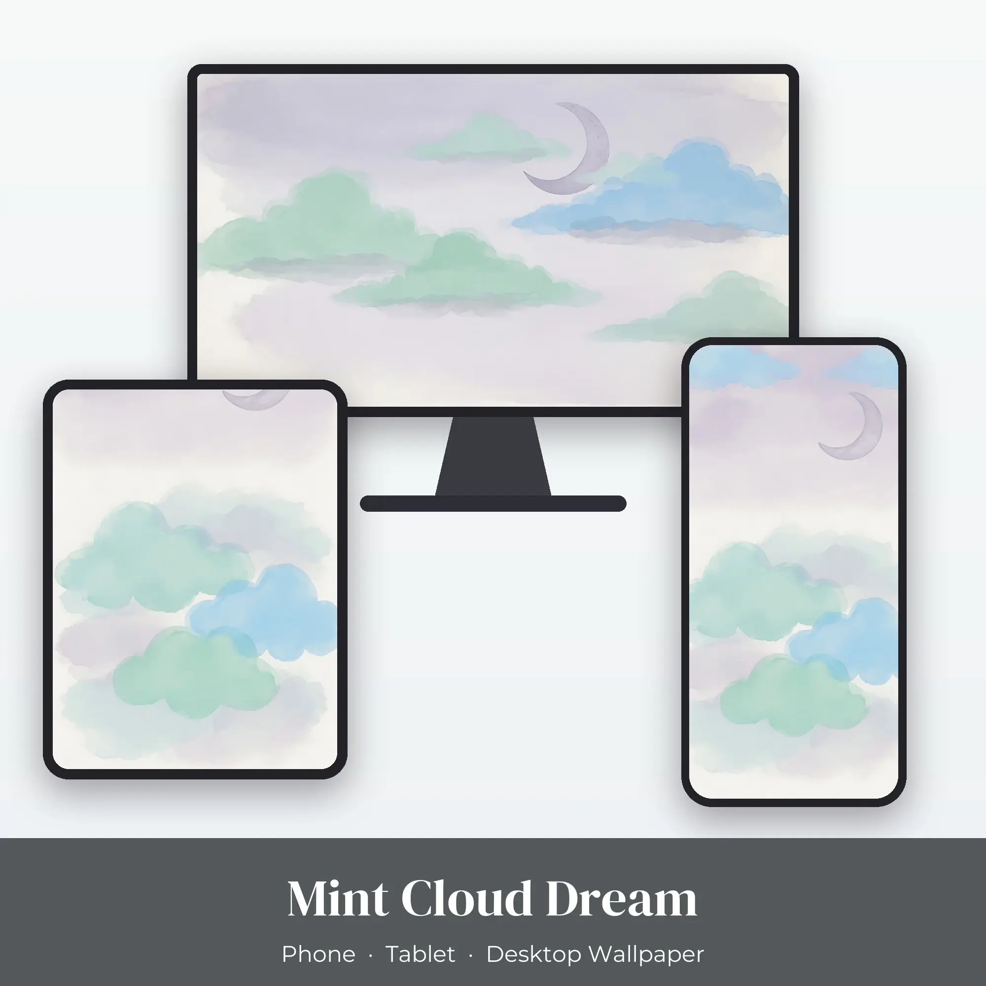 Wallpaper Pack – Mint Cloud Dream preview