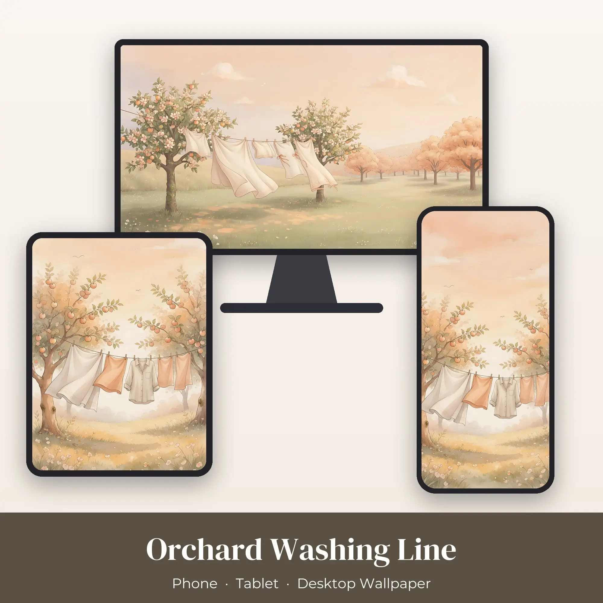 Wallpaper Pack – Orchard Washing Line preview