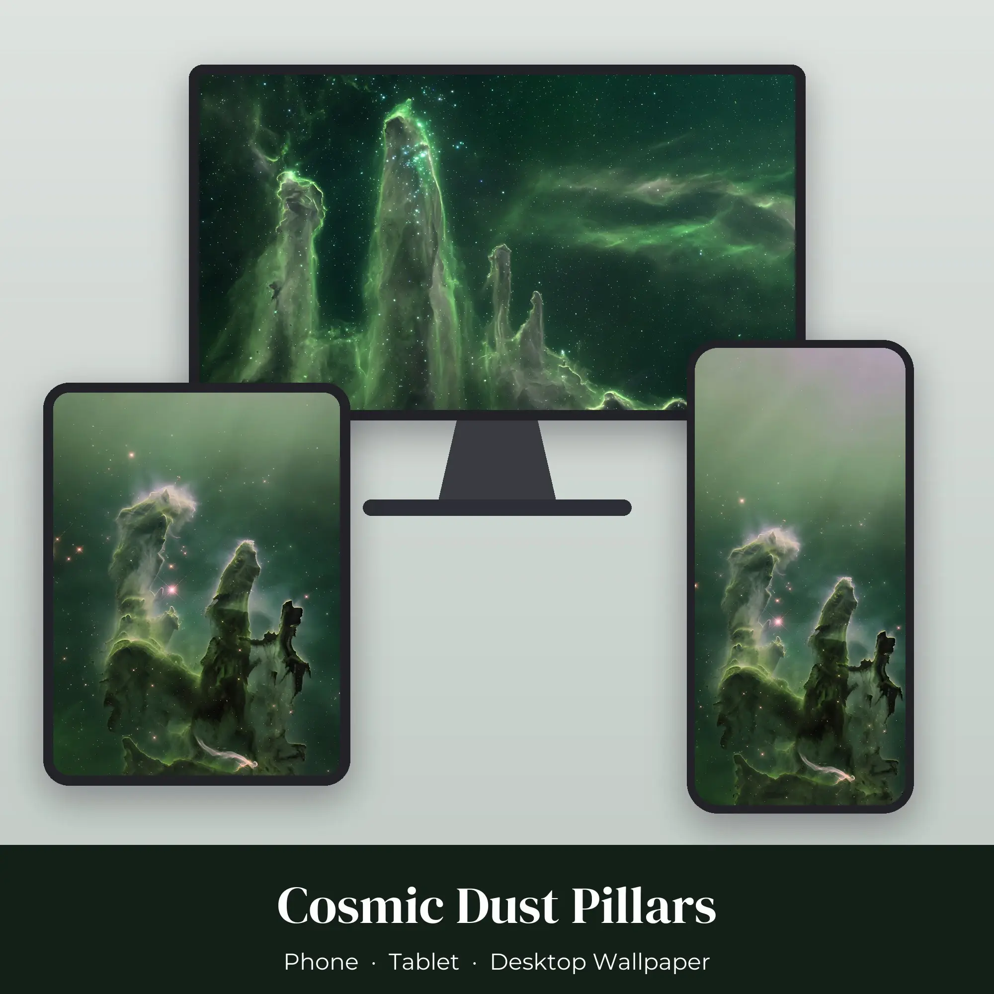 Wallpaper Pack – Cosmic Dust Pillars preview
