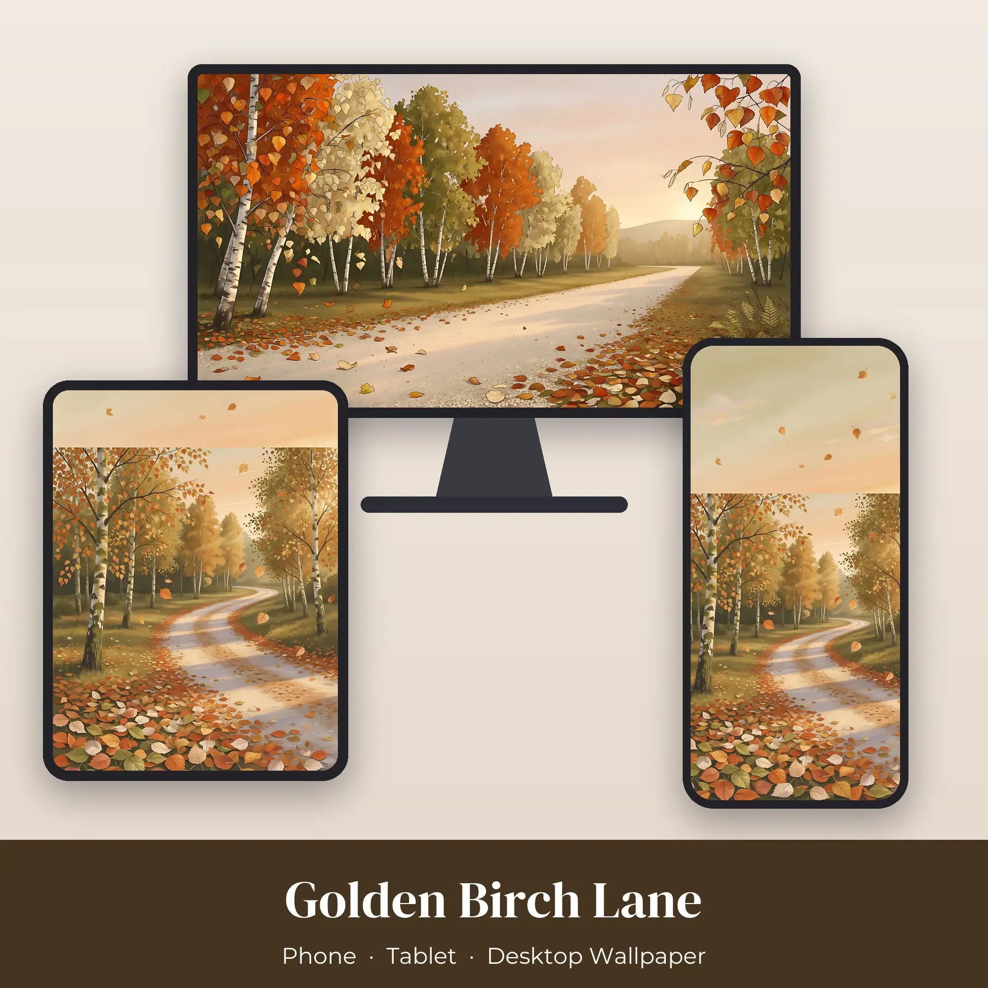 Wallpaper Pack – Golden Birch Lane preview