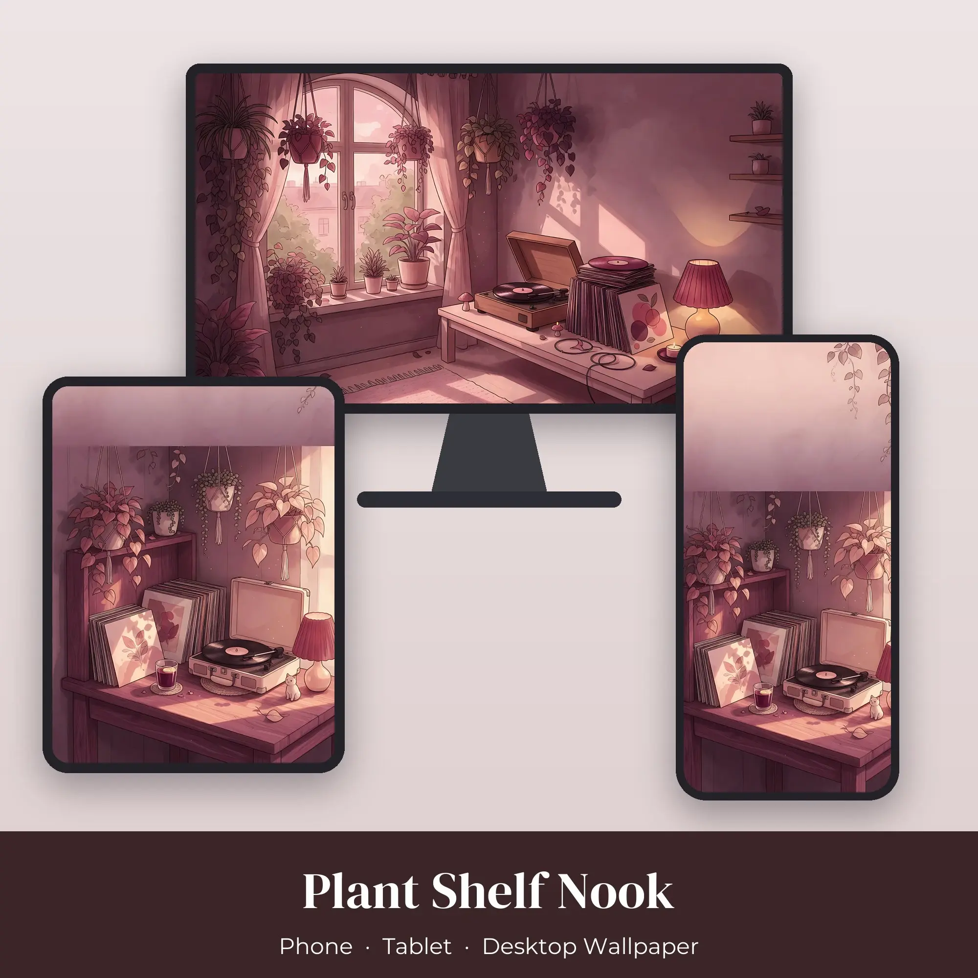 Wallpaper Pack – Plant Shelf Nook preview