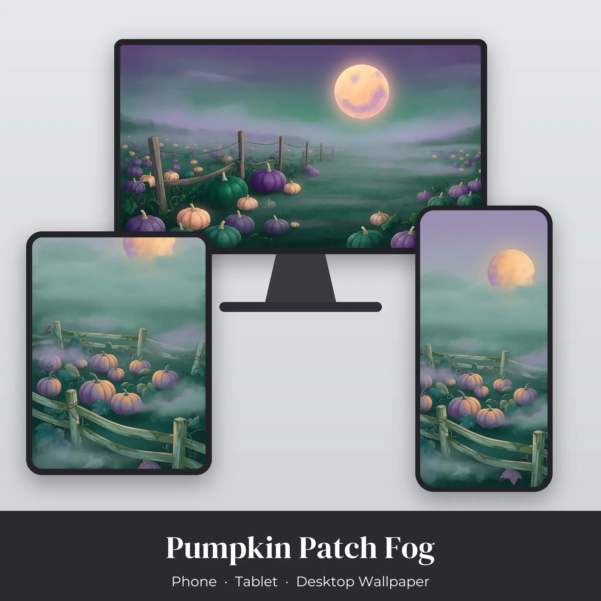 Wallpaper Pack – Pumpkin Patch Fog preview
