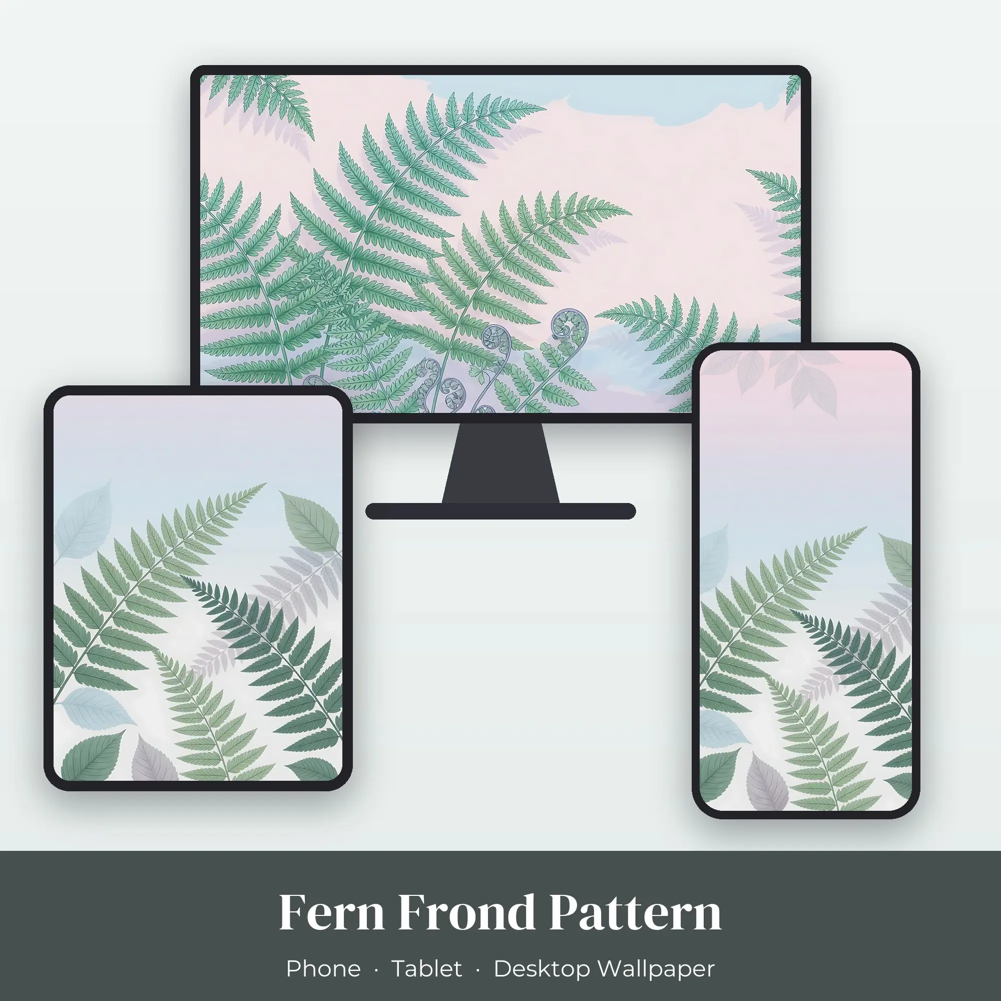 Wallpaper Pack – Fern Frond Pattern preview