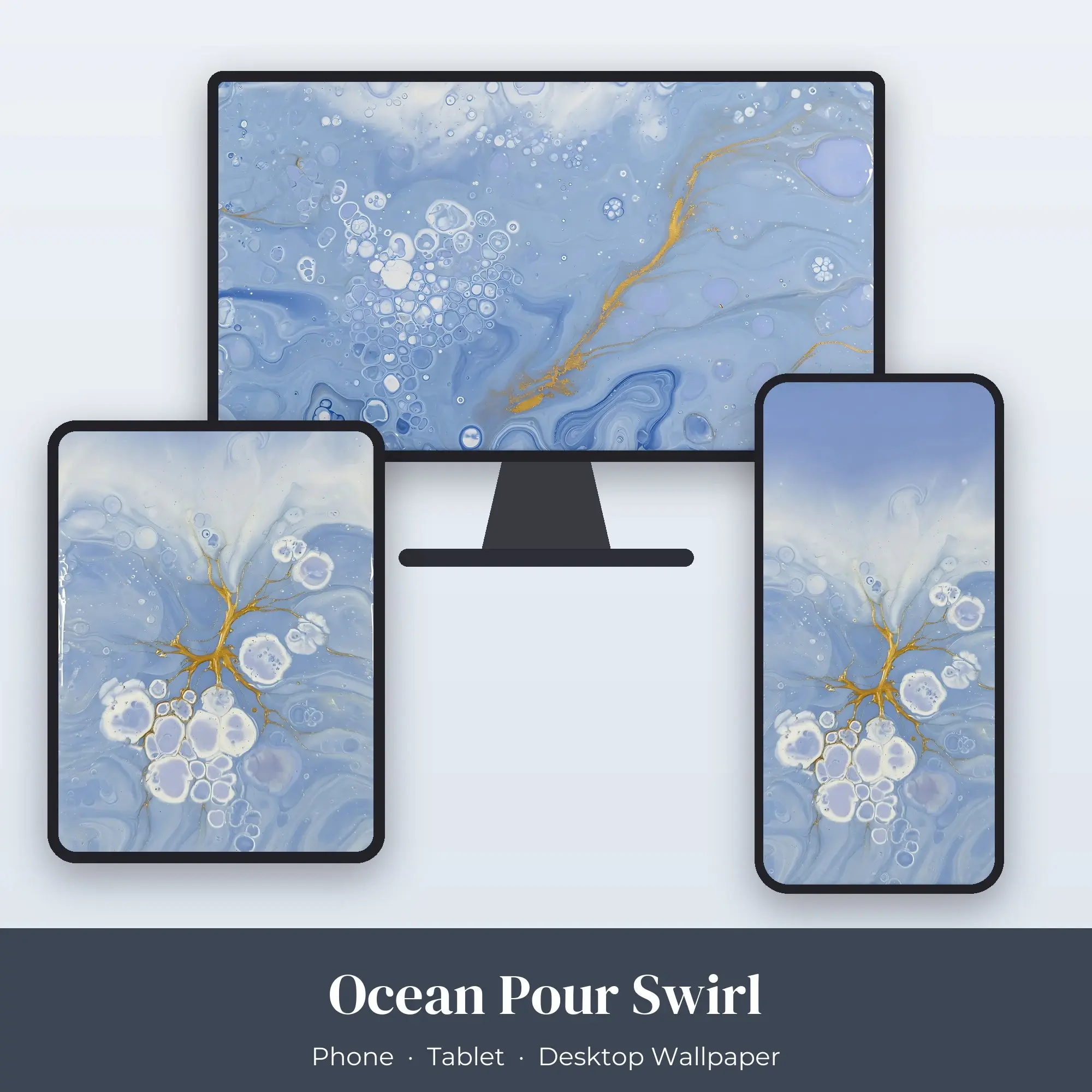 Wallpaper Pack – Ocean Pour Swirl preview