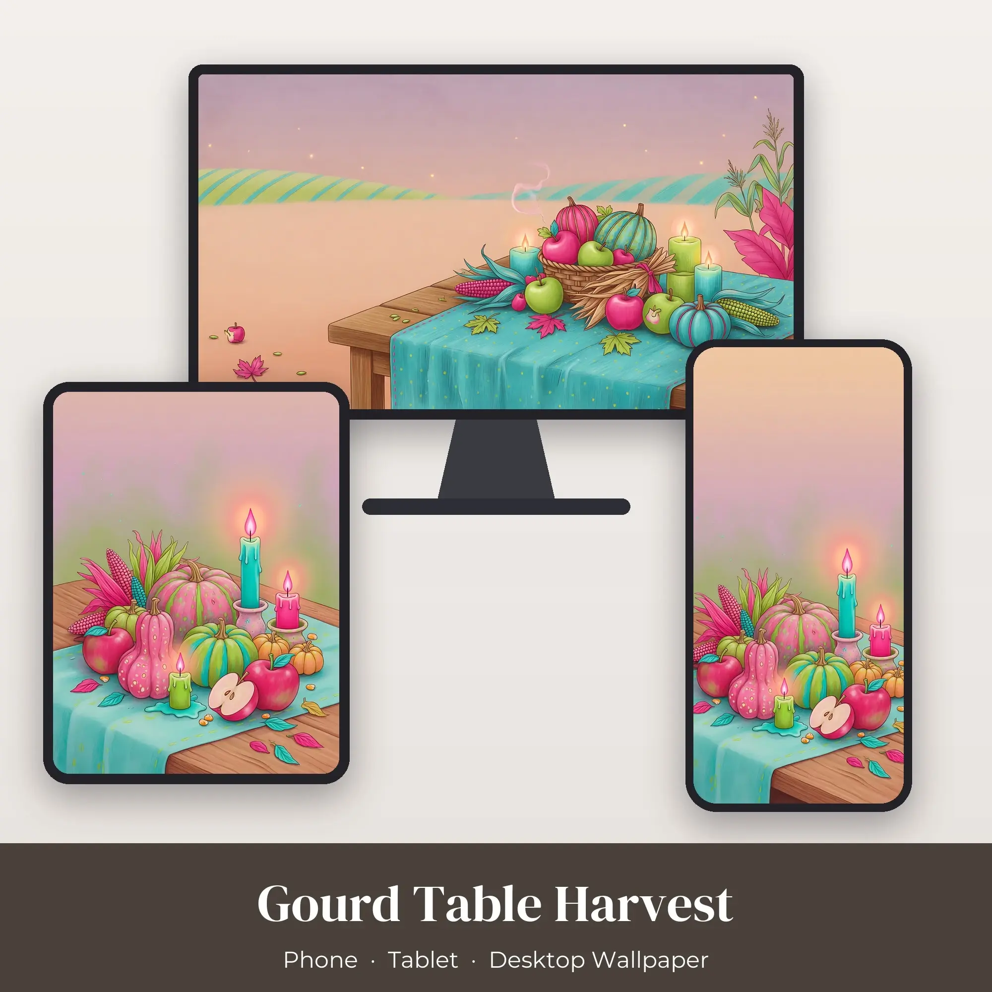 Wallpaper Pack – Gourd Table Harvest preview