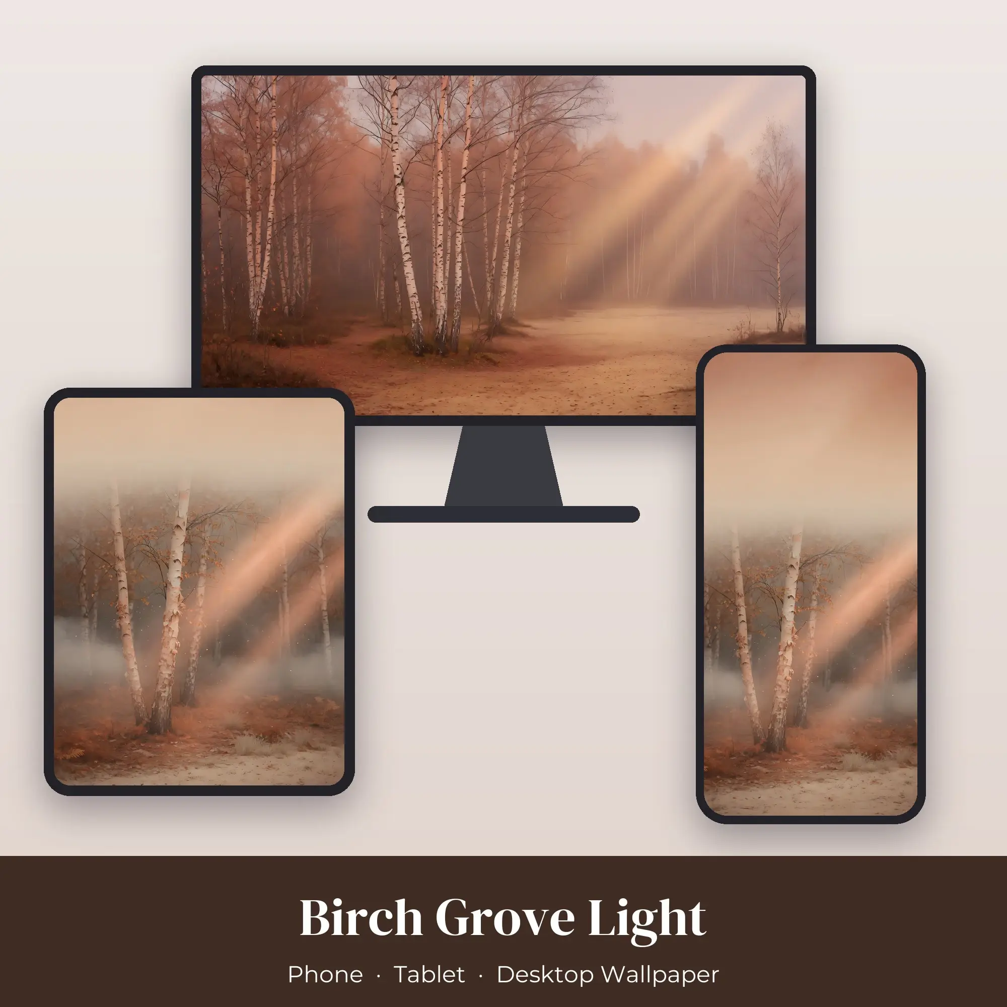Wallpaper Pack – Birch Grove Light preview