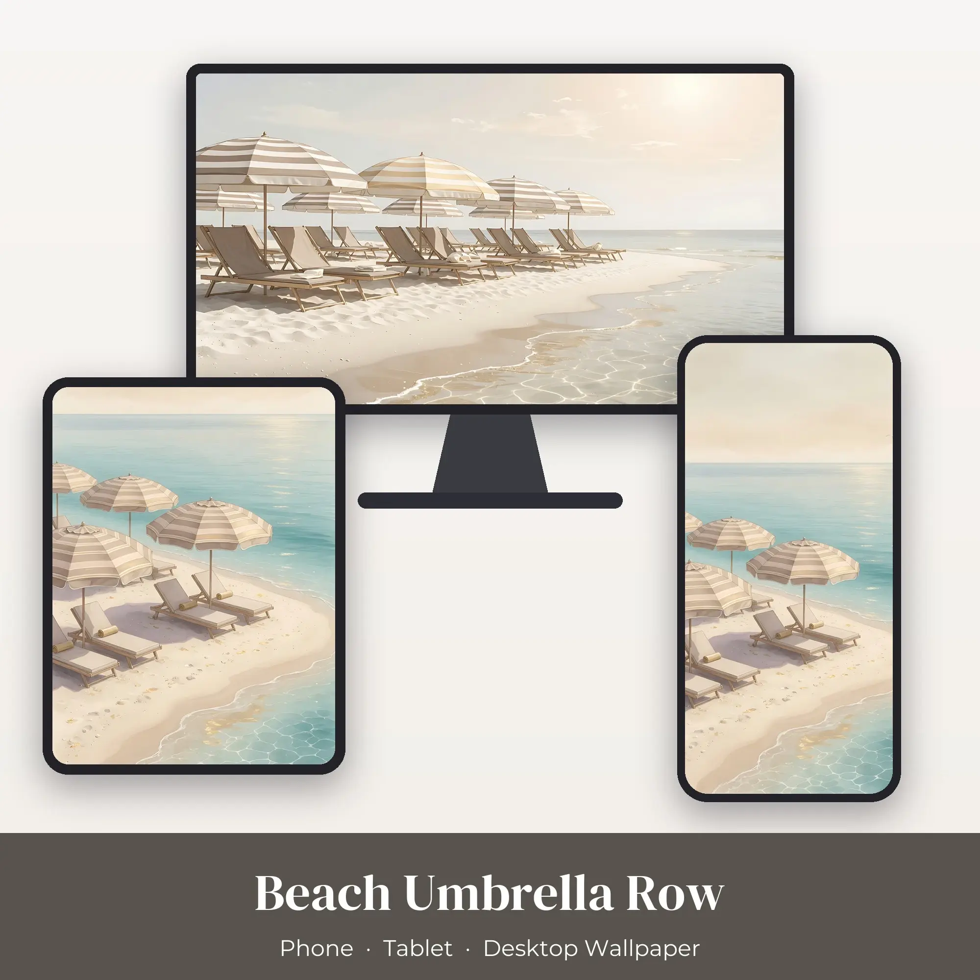 Wallpaper Pack – Beach Umbrella Row preview
