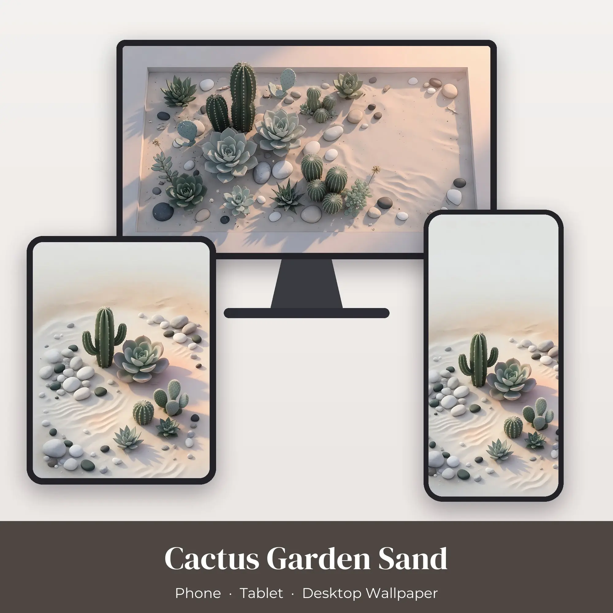 Wallpaper Pack – Cactus Garden Sand preview