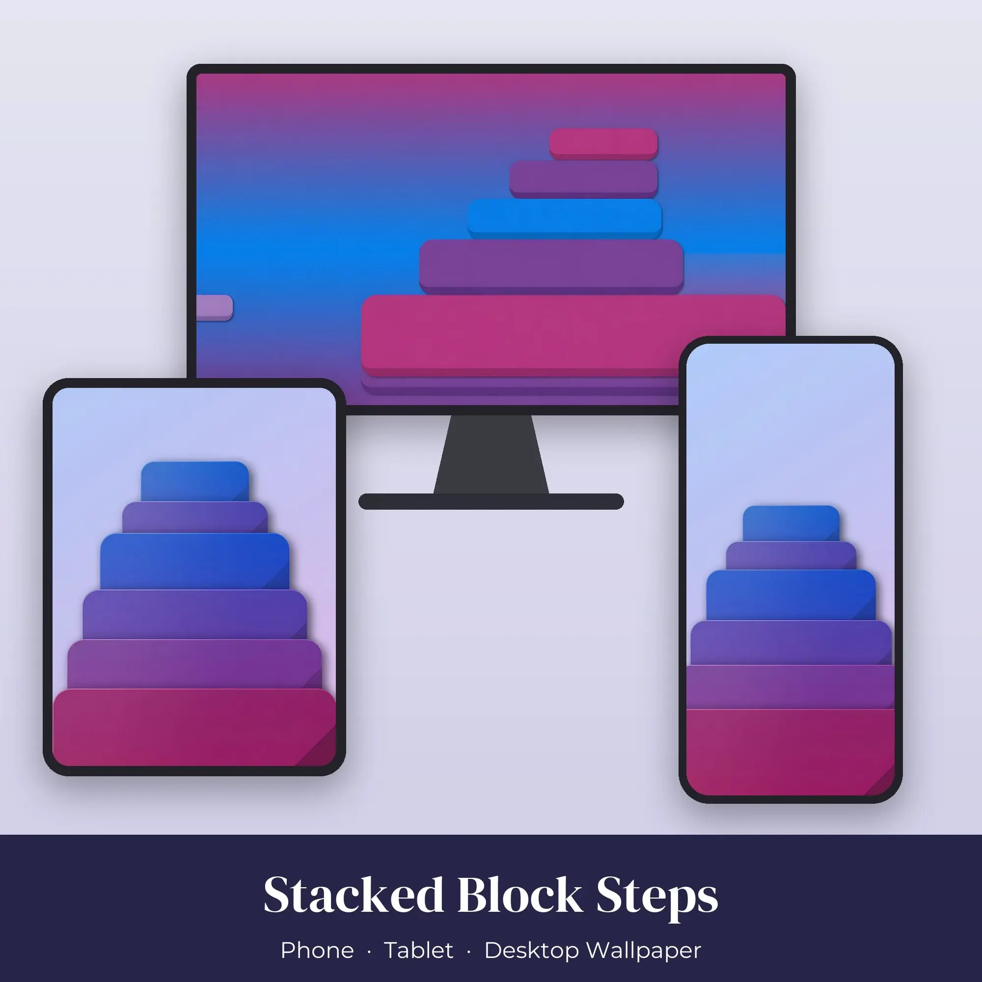 Wallpaper Pack – Stacked Block Steps preview