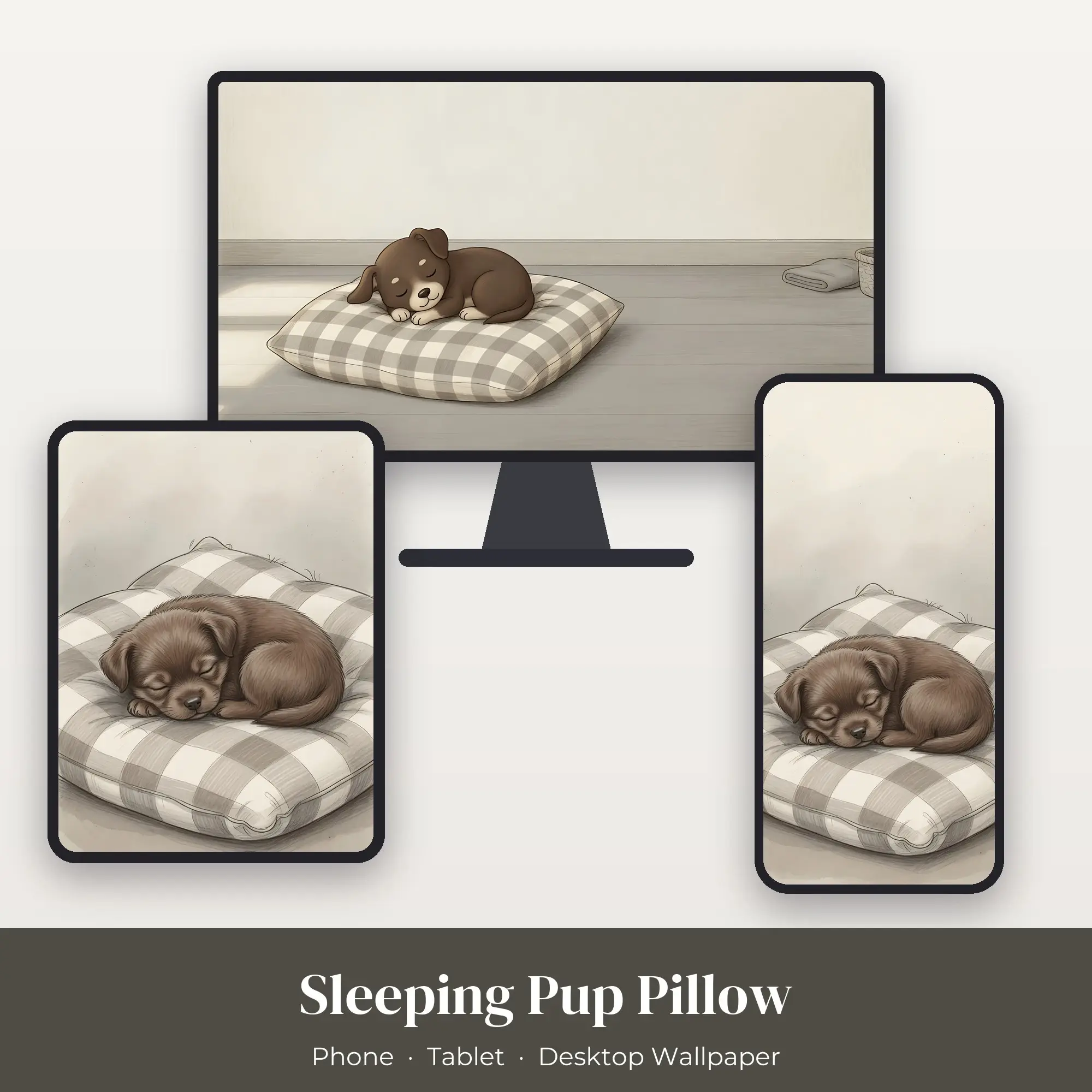 Wallpaper Pack – Sleeping Pup Pillow preview