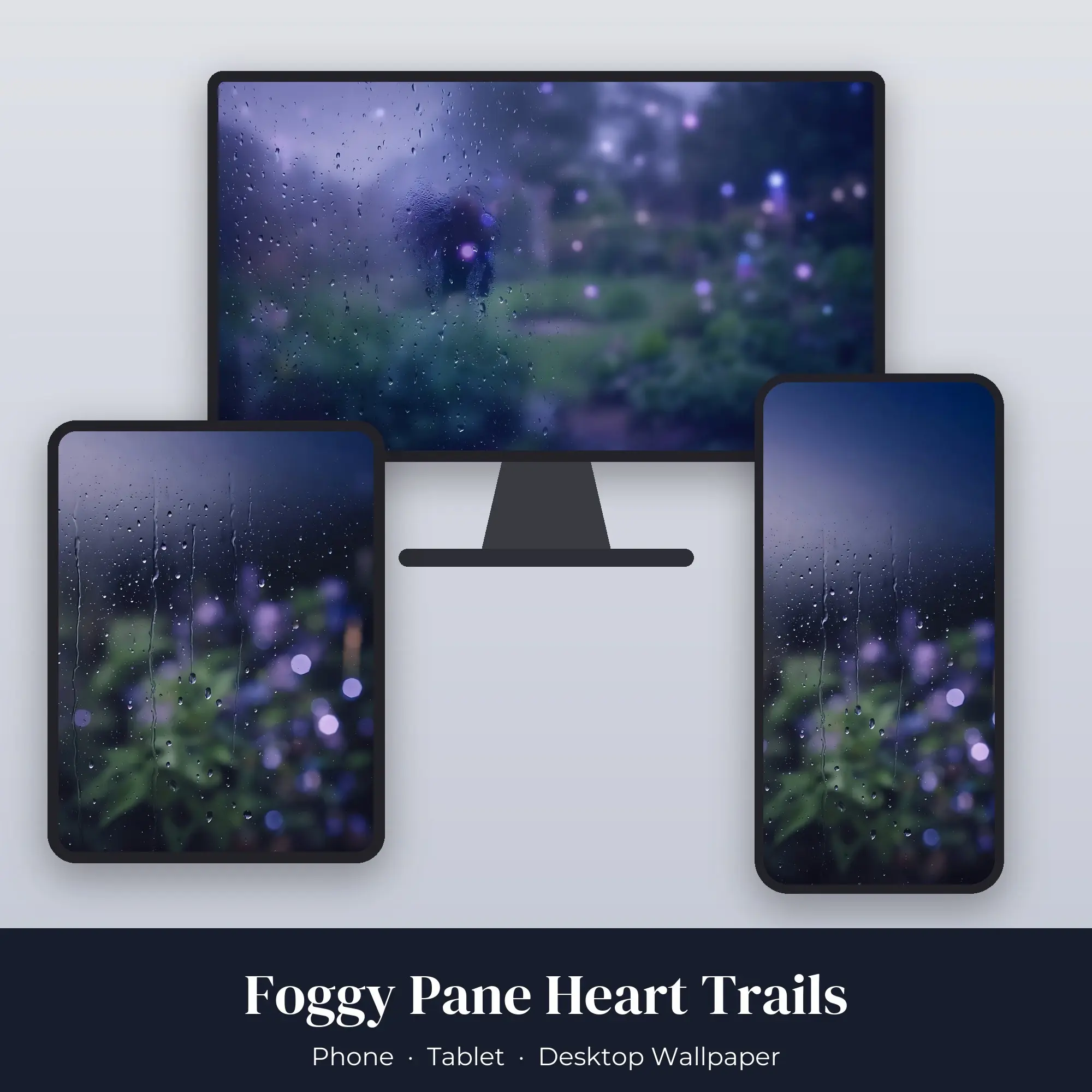 Wallpaper Pack – Foggy Pane Heart Trails preview