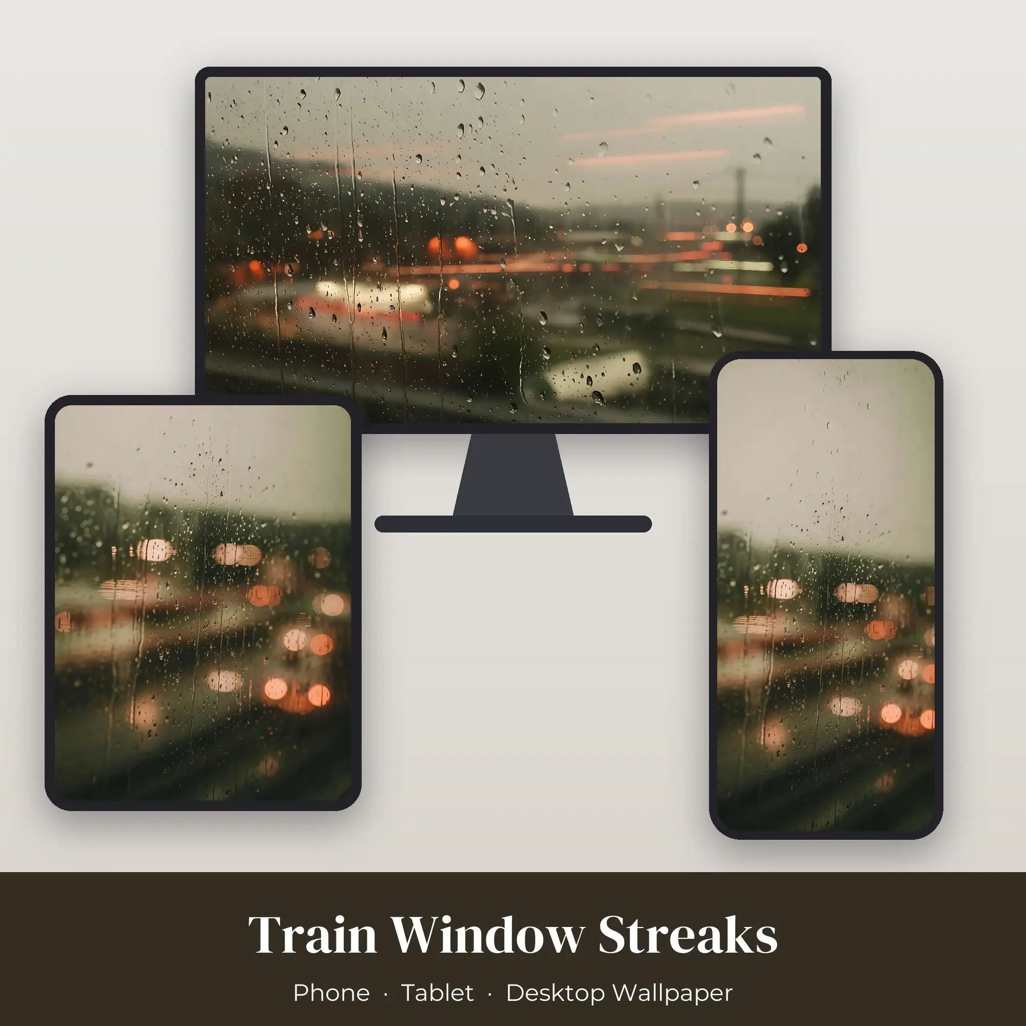 Wallpaper Pack – Train Window Streaks preview