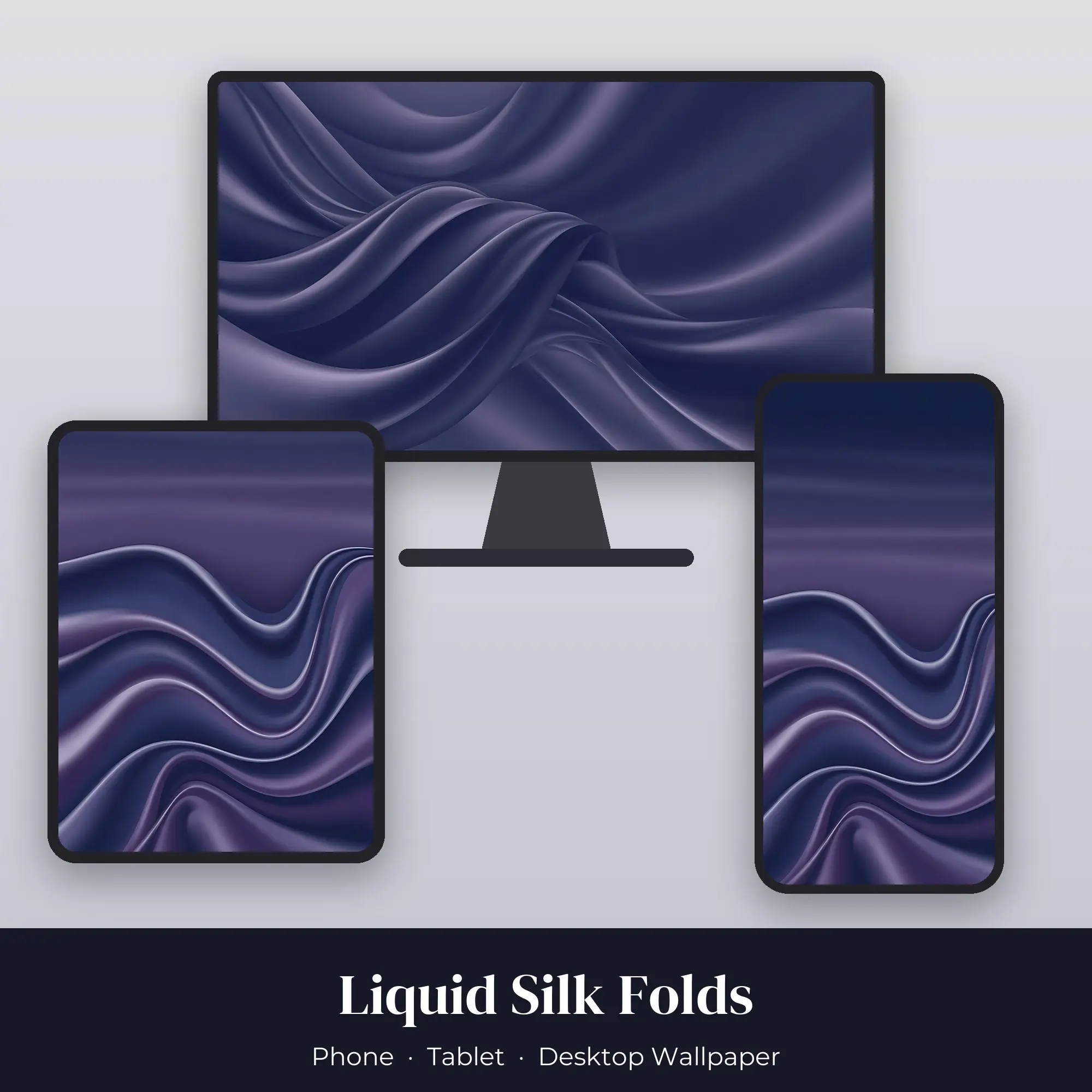 Wallpaper Pack – Liquid Silk Folds preview
