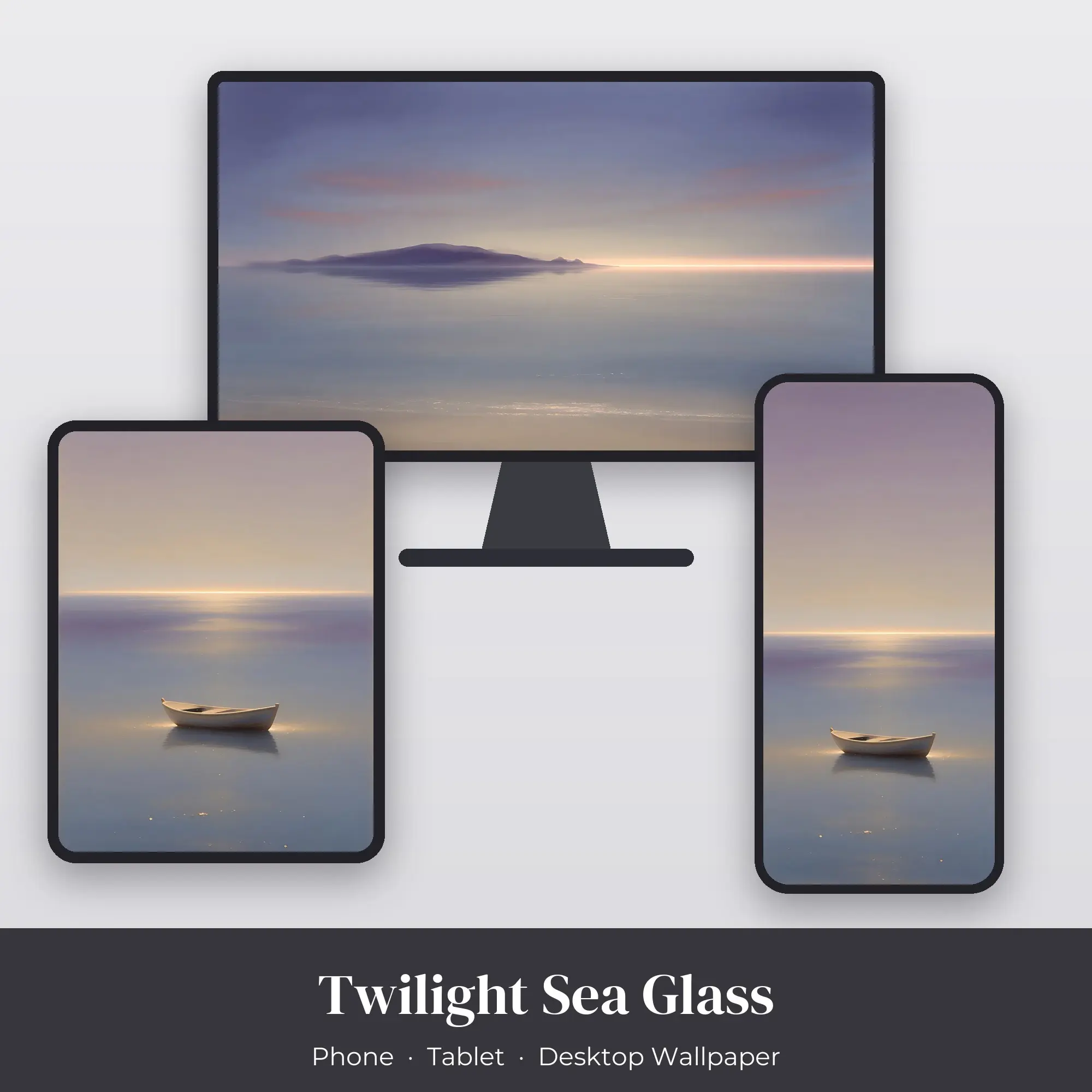 Wallpaper Pack – Twilight Sea Glass, preview 1 of 2