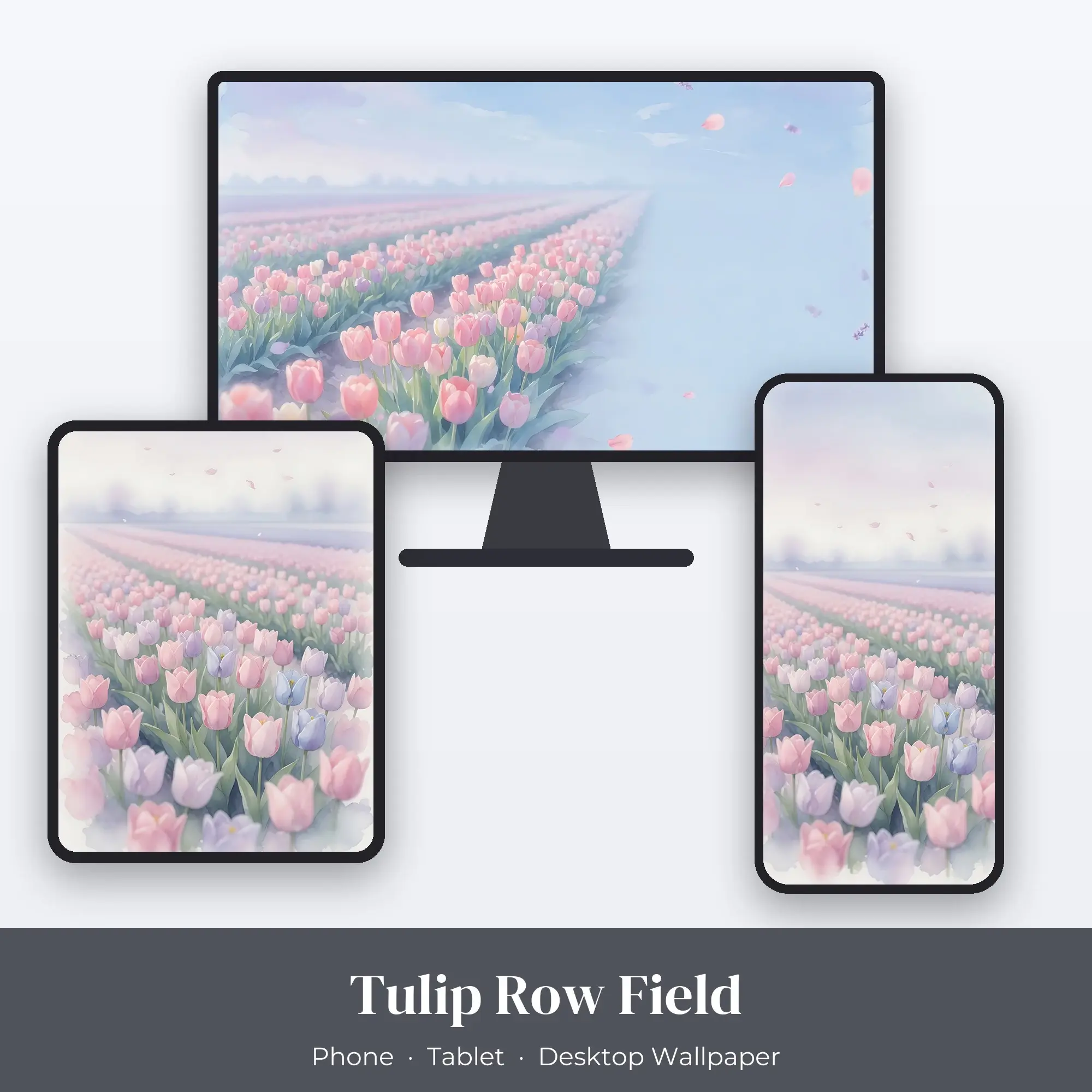 Wallpaper Pack – Tulip Row Field preview