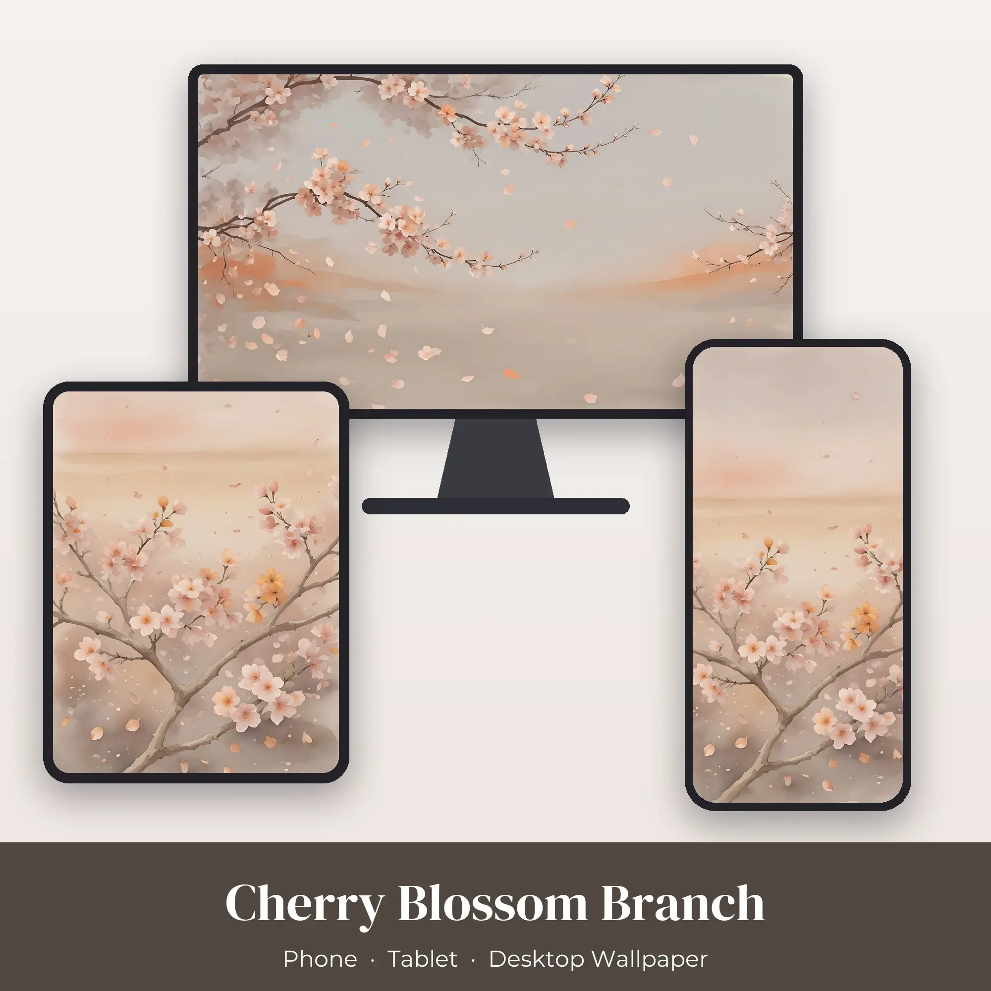 Wallpaper Pack – Cherry Blossom Branch, preview 1 of 2