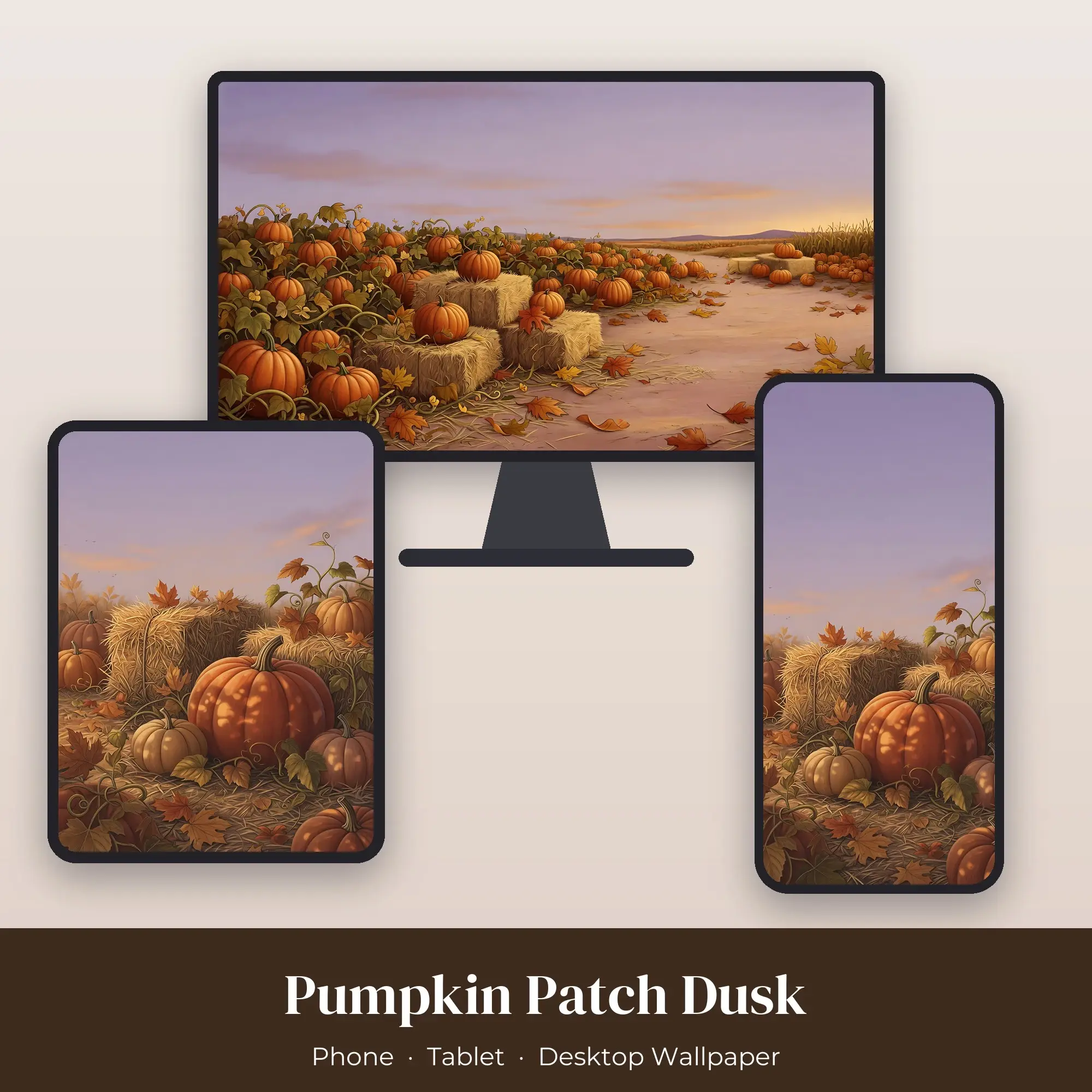 Wallpaper Pack – Pumpkin Patch Dusk preview
