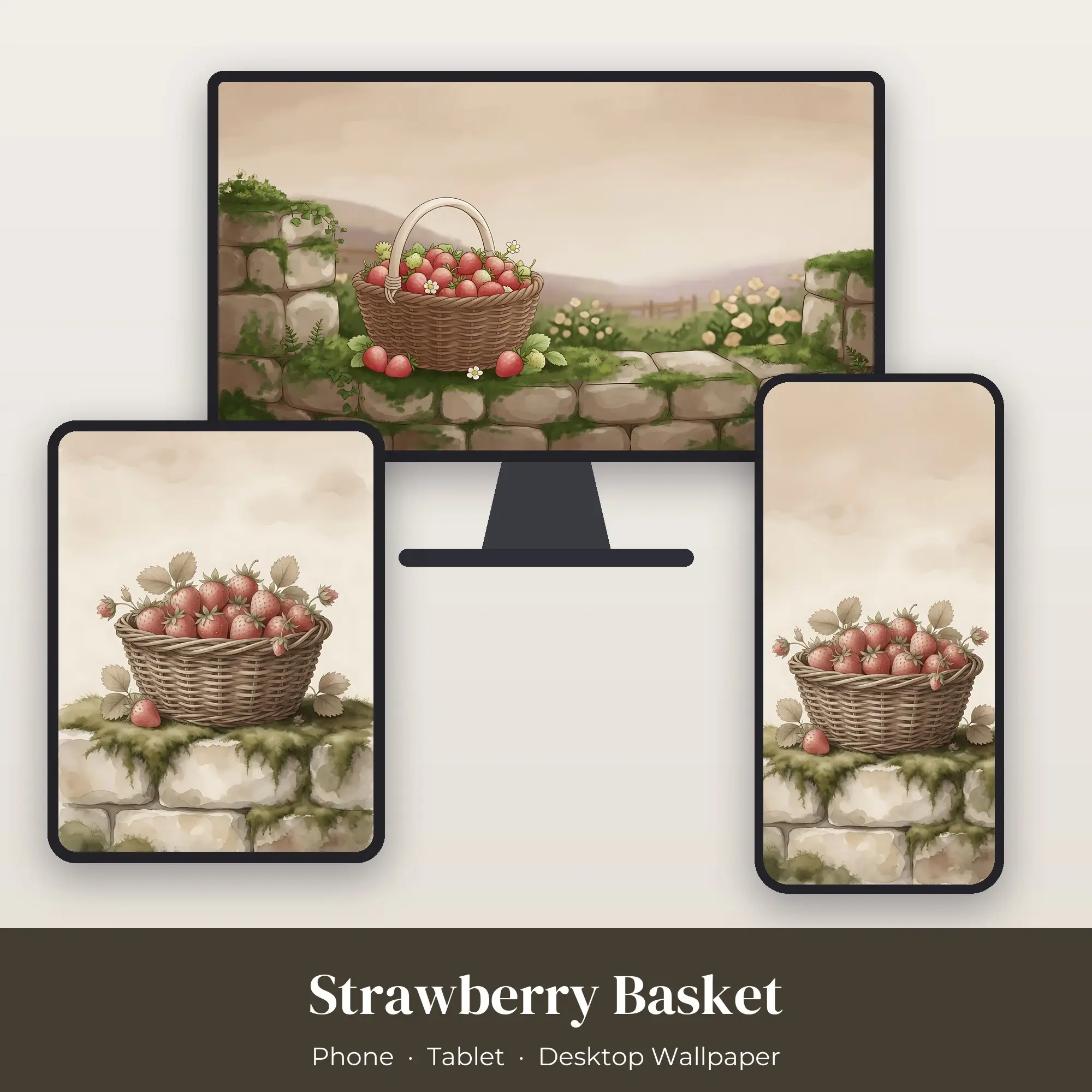 Wallpaper Pack – Strawberry Basket preview