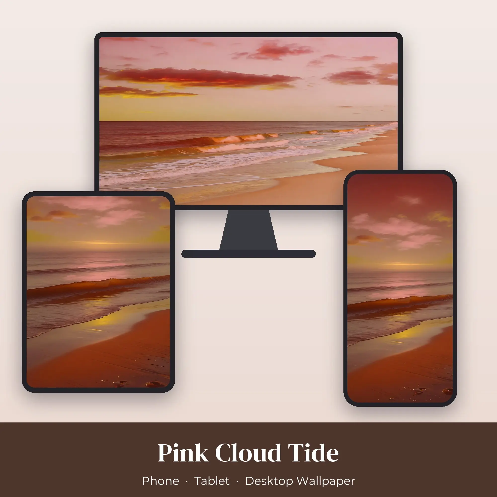 Wallpaper Pack – Pink Cloud Tide preview