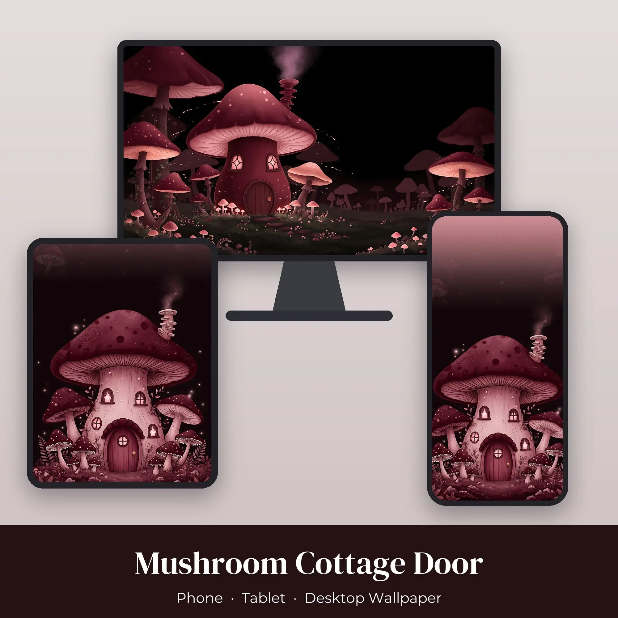 Wallpaper Pack – Mushroom Cottage Door preview