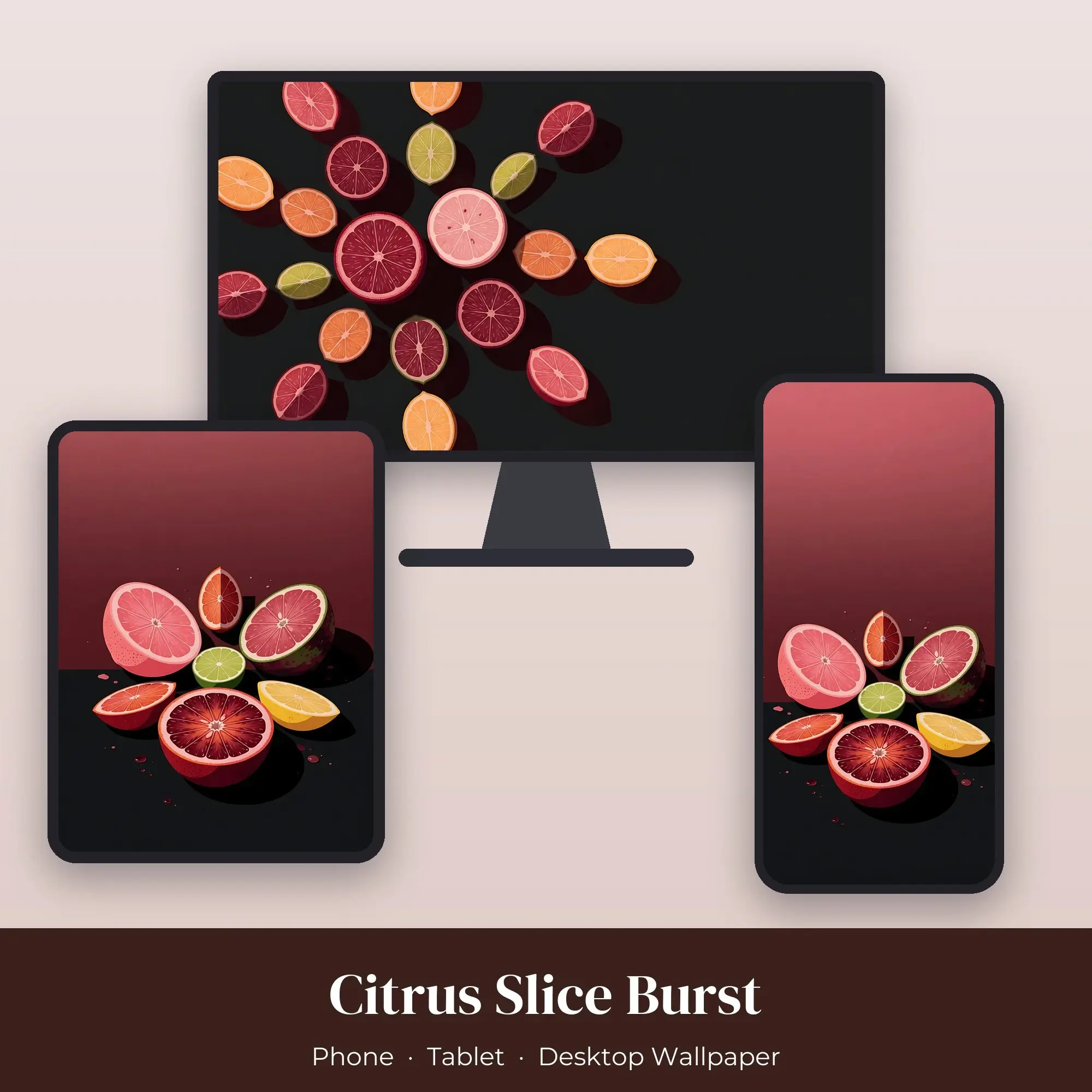 Wallpaper Pack – Citrus Slice Burst preview