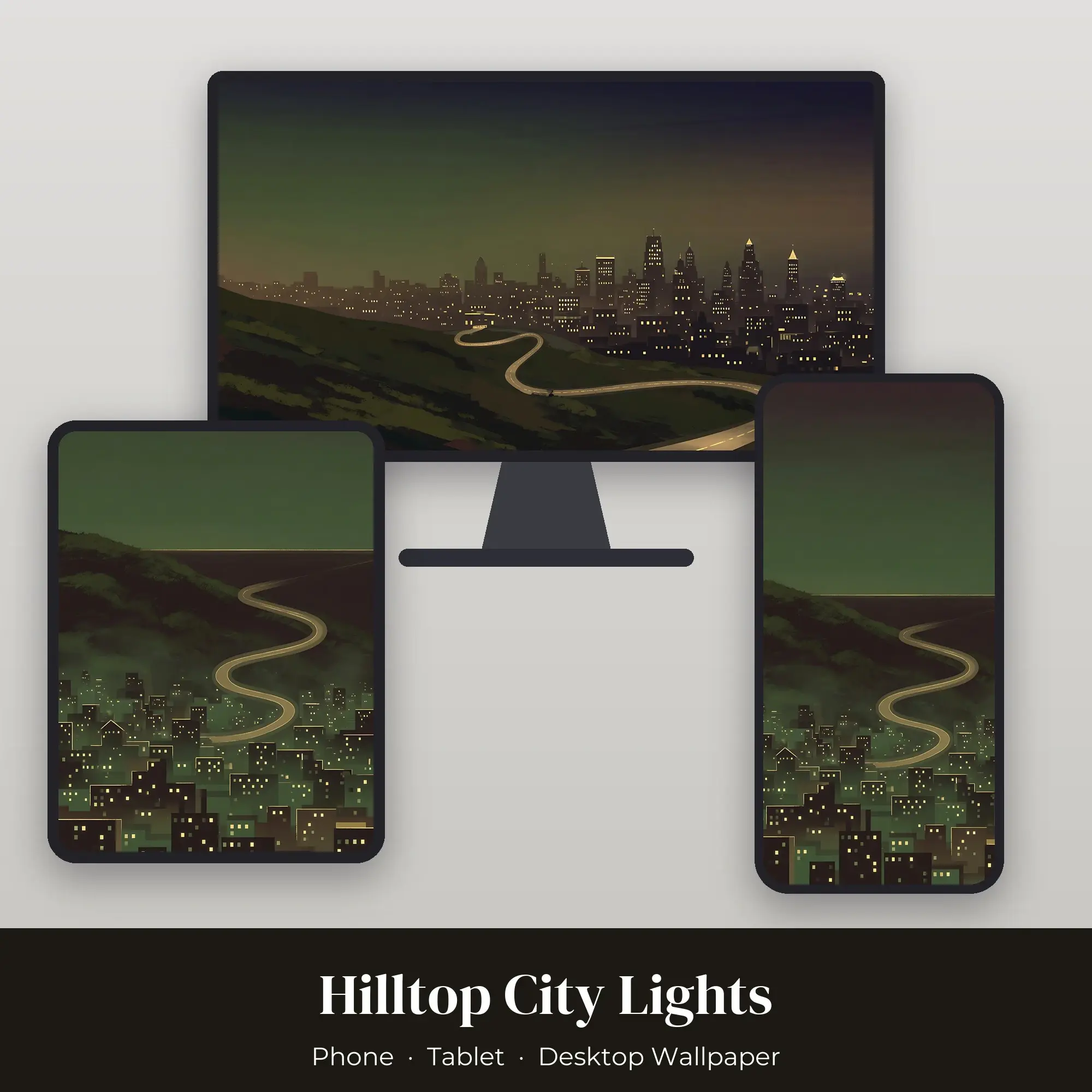 Wallpaper Pack – Hilltop City Lights preview