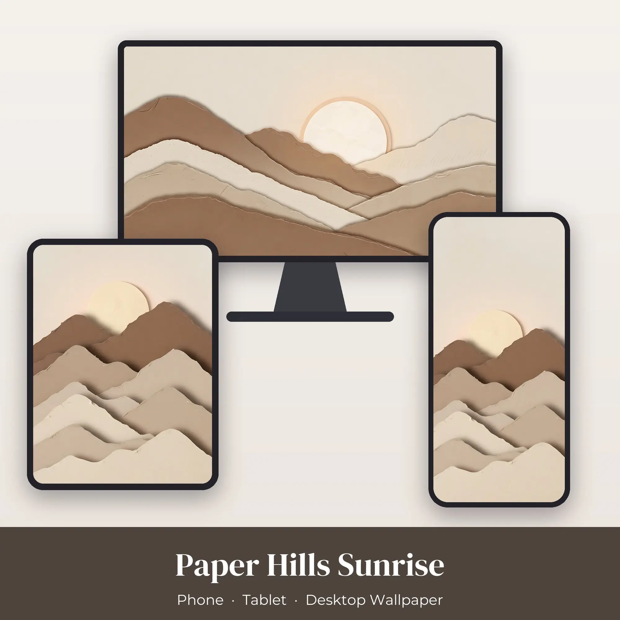 Wallpaper Pack – Paper Hills Sunrise preview