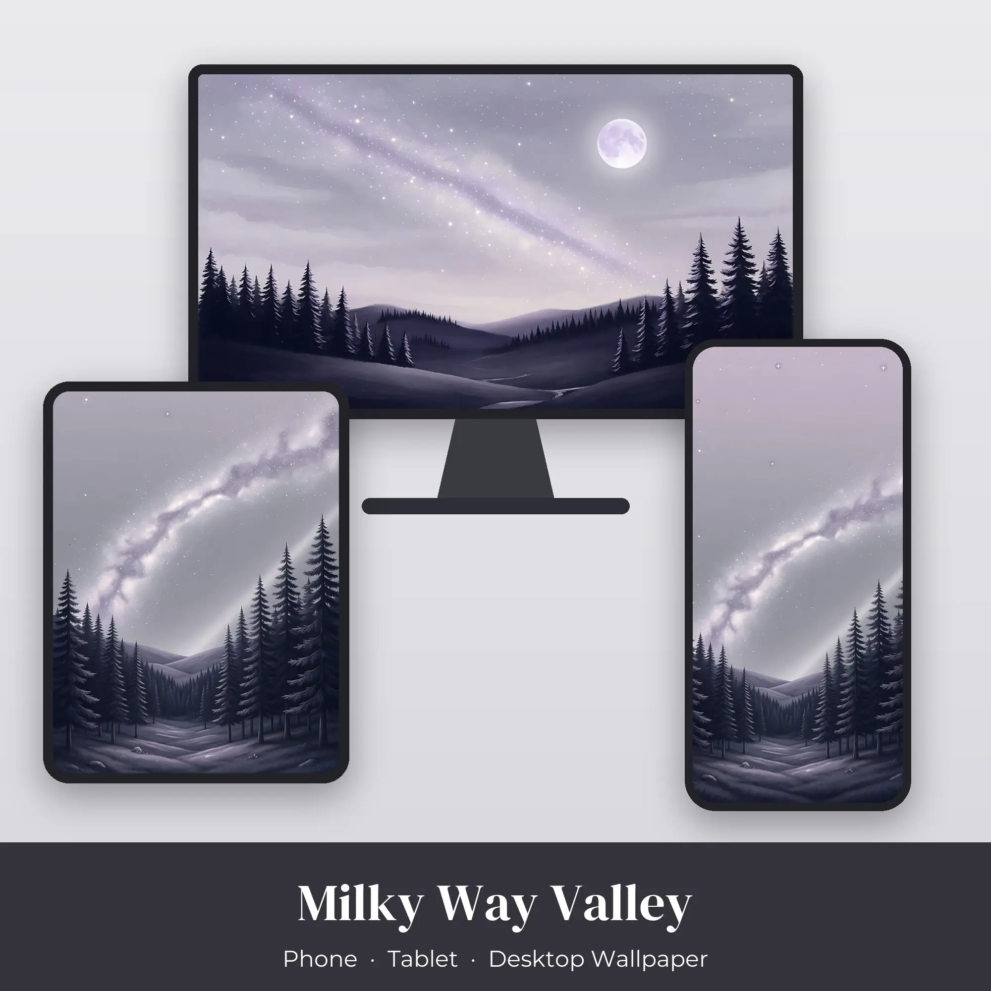 Wallpaper Pack – Milky Way Valley preview