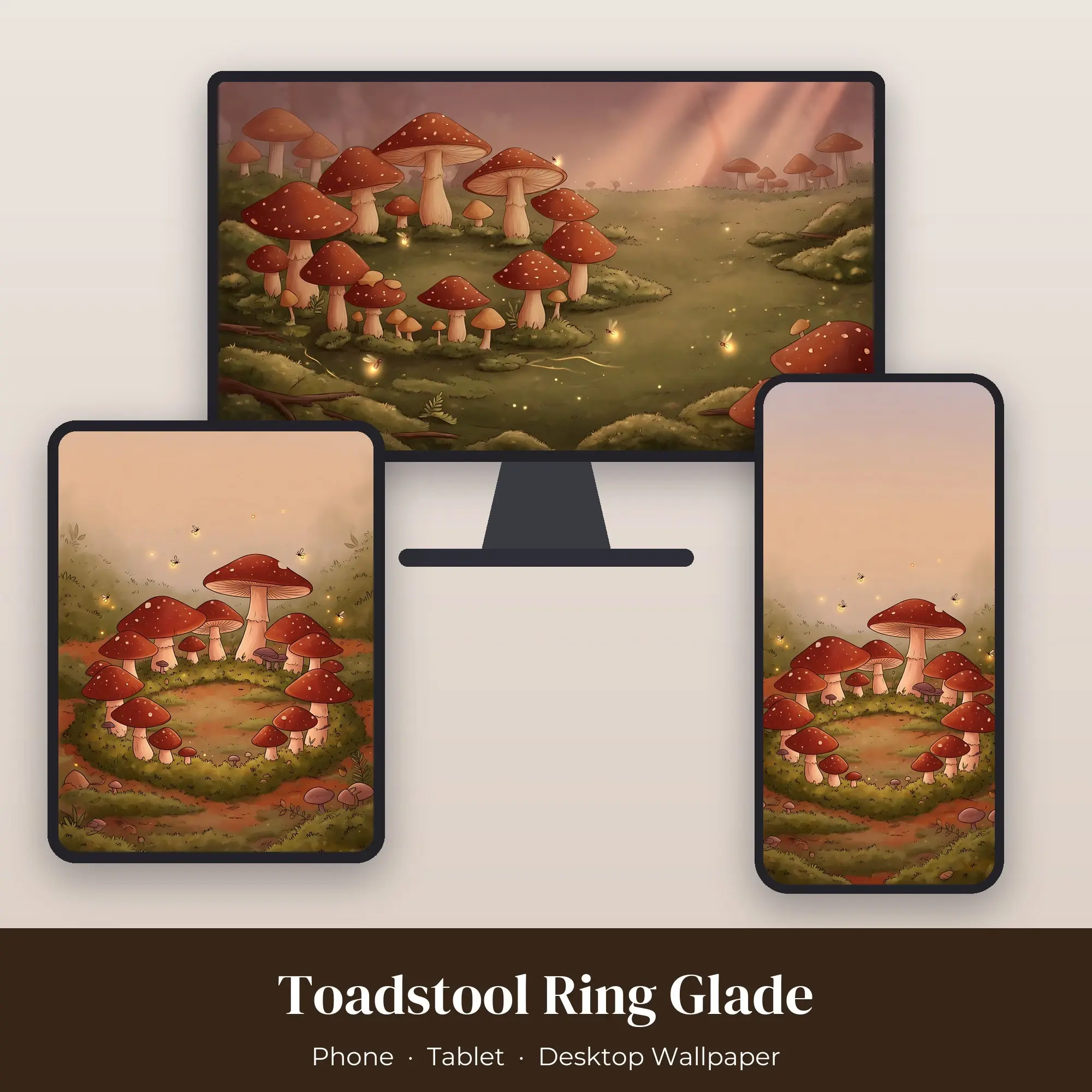 Wallpaper Pack – Toadstool Ring Glade preview