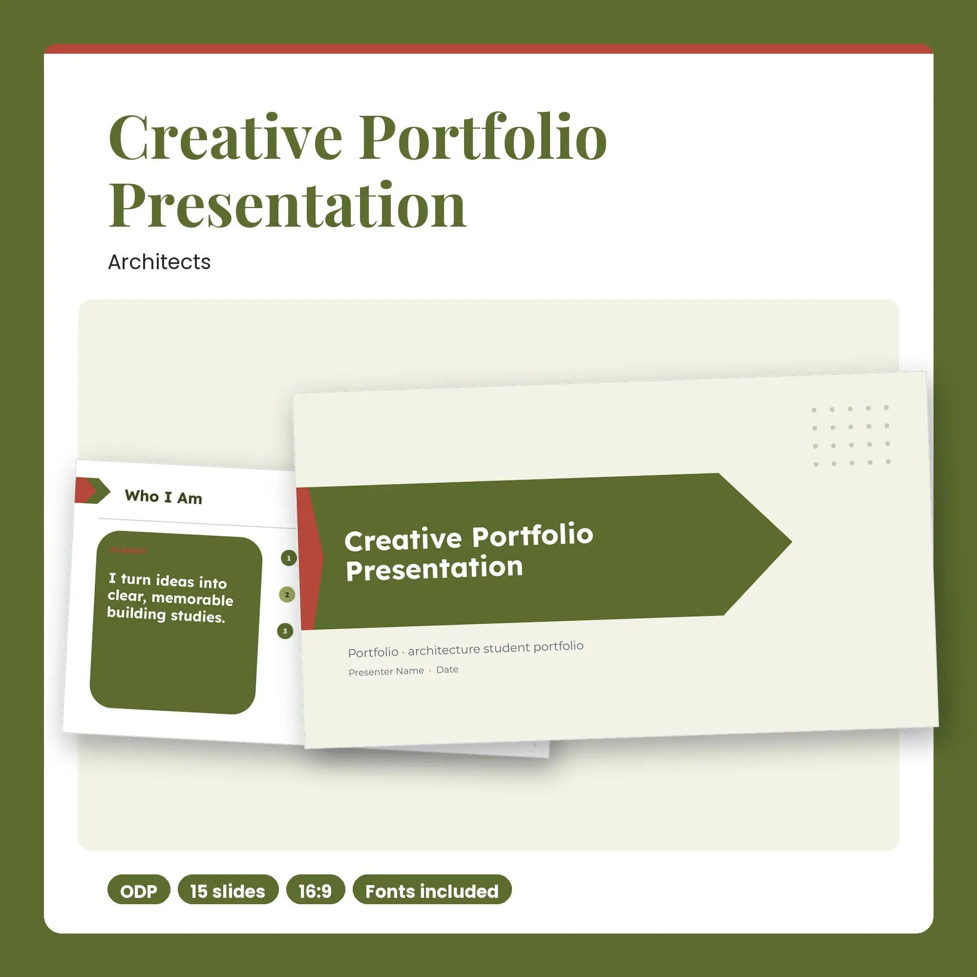 Creative Portfolio Presentation, Architects (ODP) preview