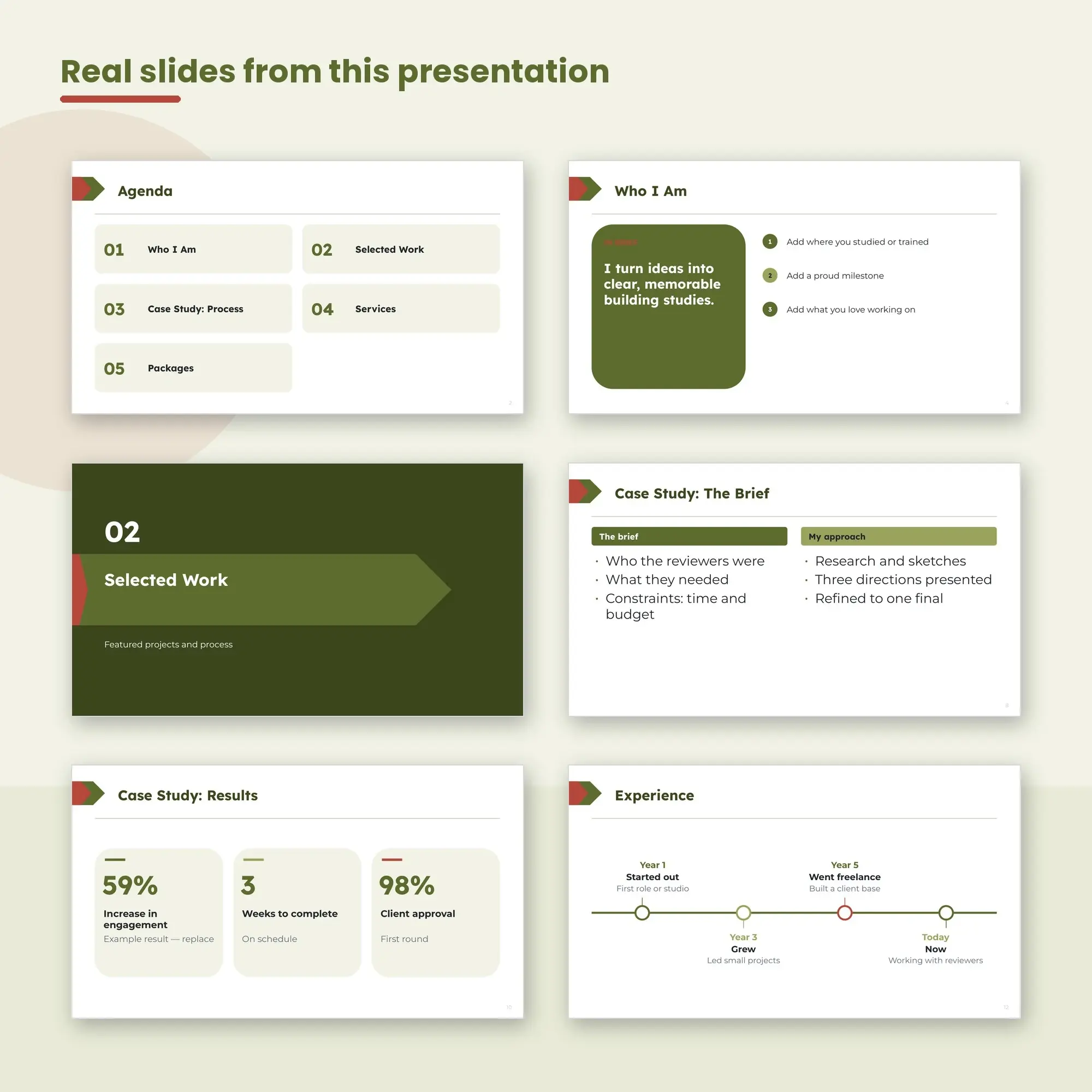 Creative Portfolio Presentation, Architects (ODP), preview 2 of 2
