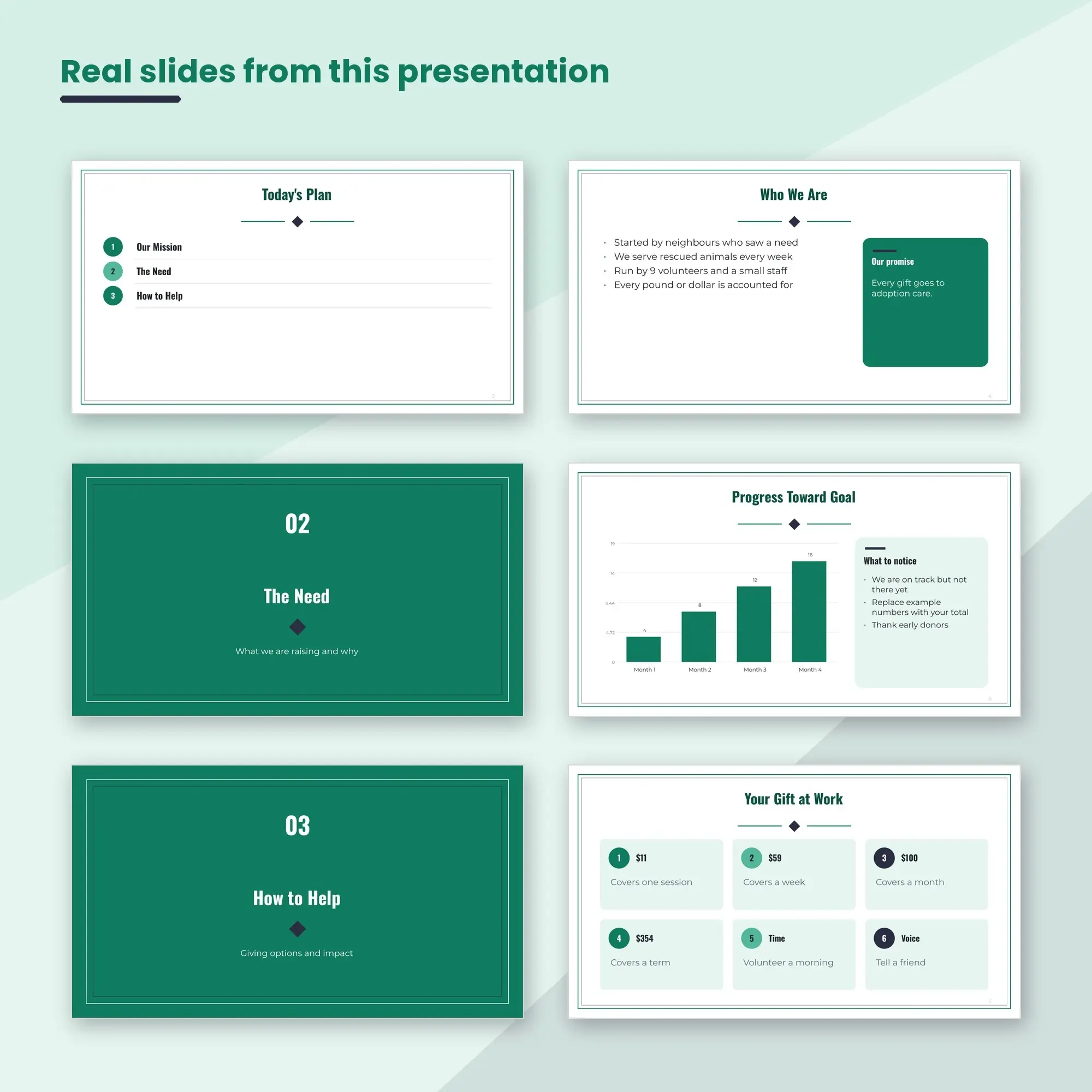 Nonprofit Fundraising Presentation, Animal Shelters (ODP), preview 2 of 2