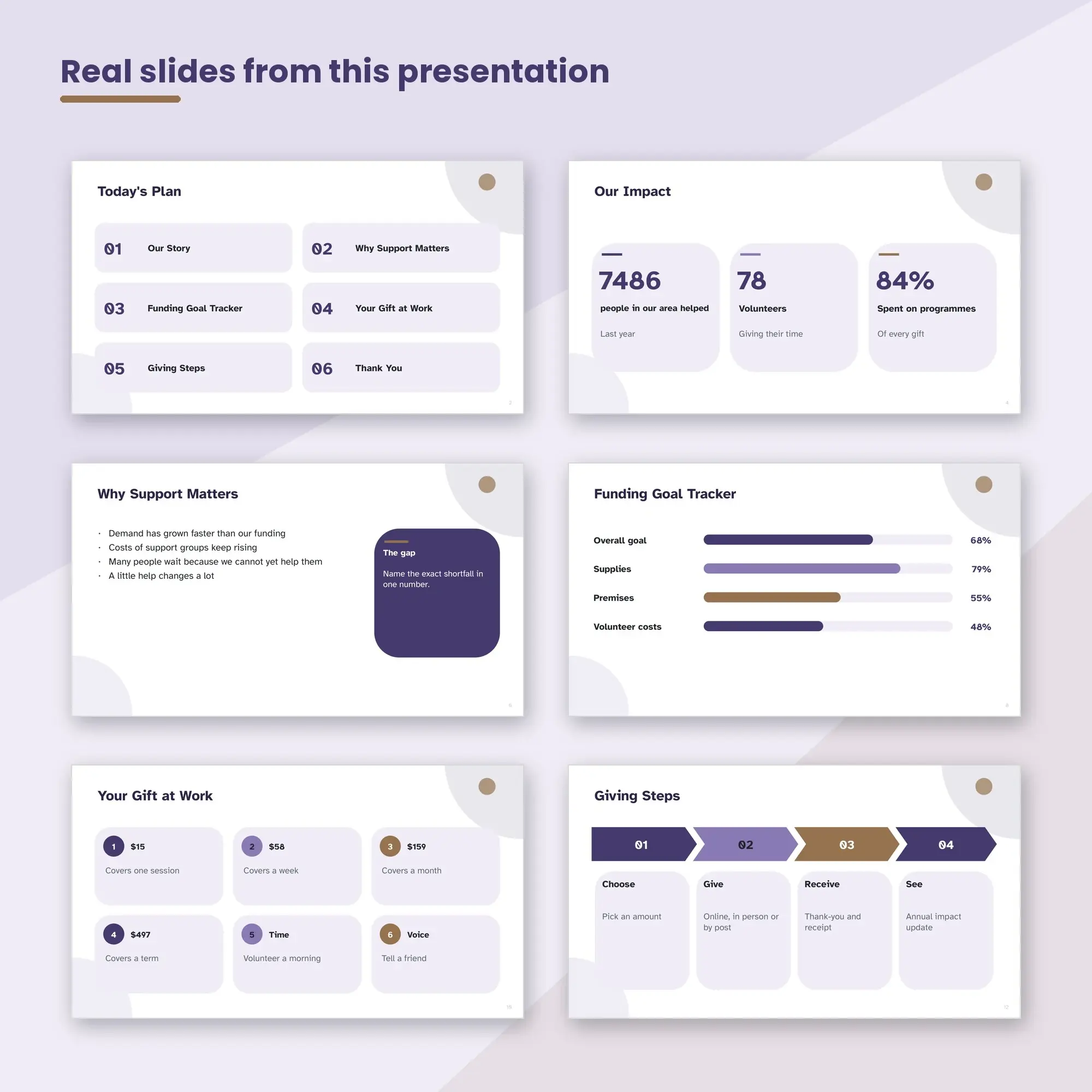 Nonprofit Fundraising Presentation, Health Support (ODP), preview 2 of 2