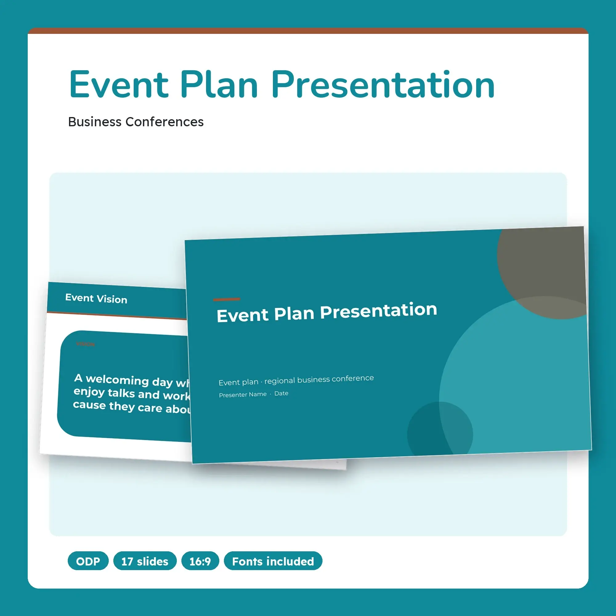 Event Plan Presentation, Business Conferences (ODP) preview
