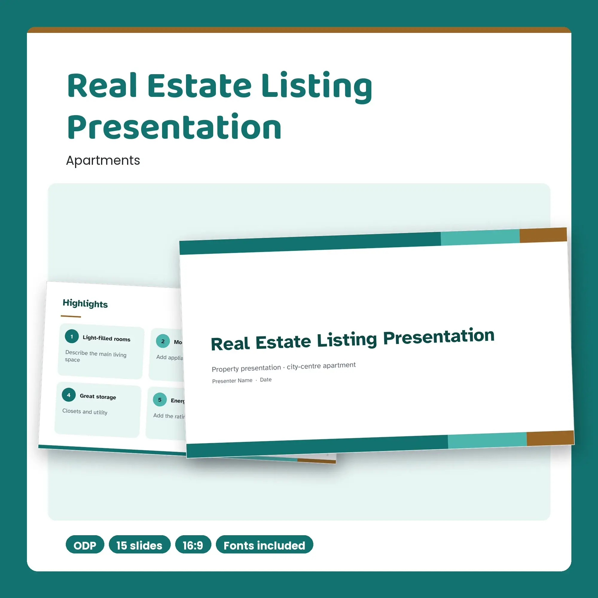 Real Estate Listing Presentation, Apartments (ODP) preview