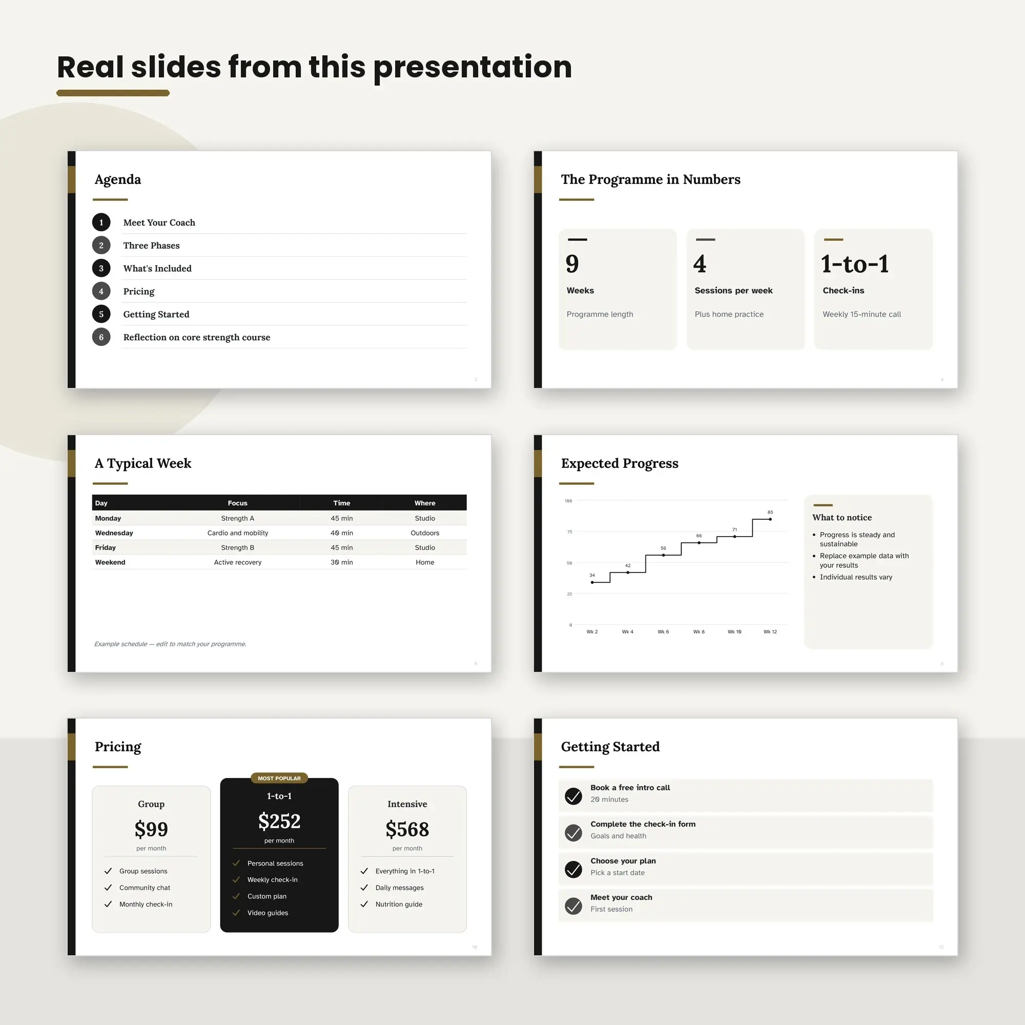 Fitness & Wellness Coach Presentation, Pilates Studios (ODP), preview 2 of 2
