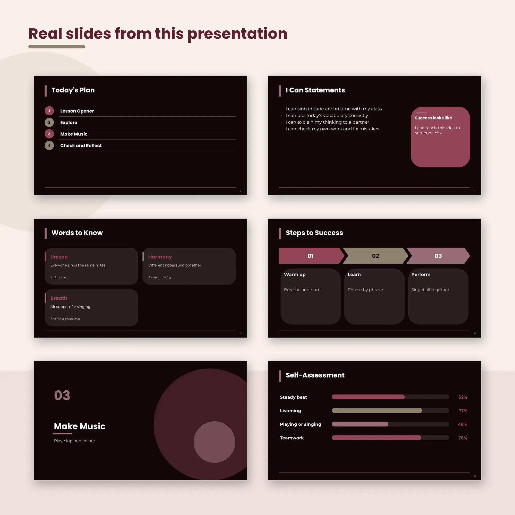 Music Lesson Slides, Singing Together (ODP), preview 2 of 2