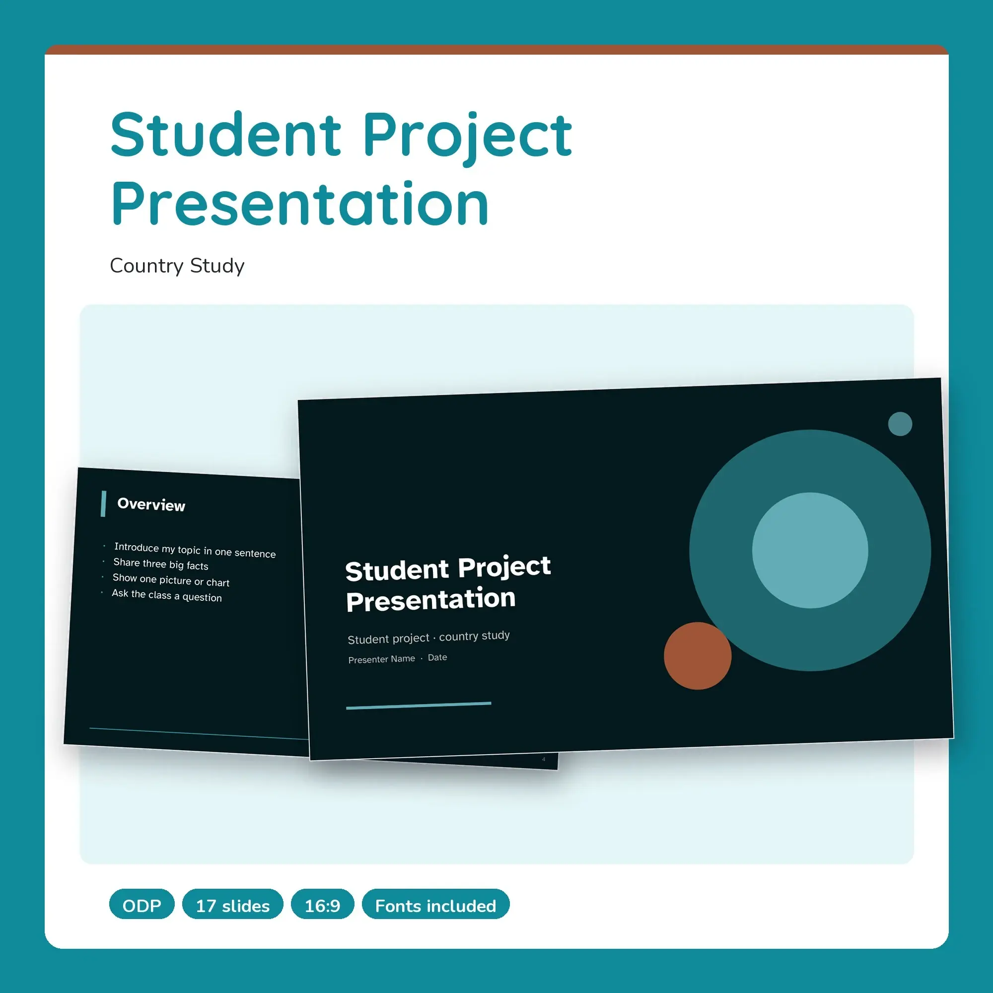 Student Project Presentation, Country Study (ODP) preview