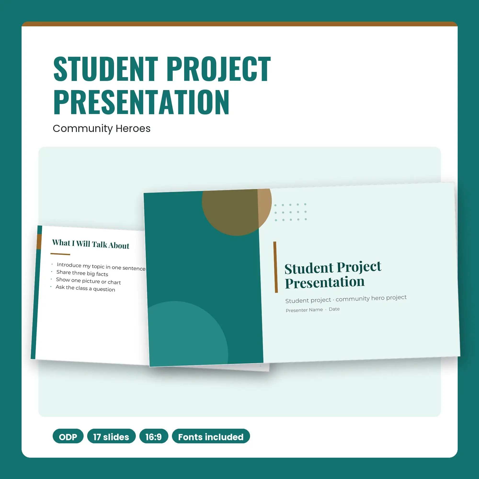 Student Project Presentation, Community Heroes (ODP) preview