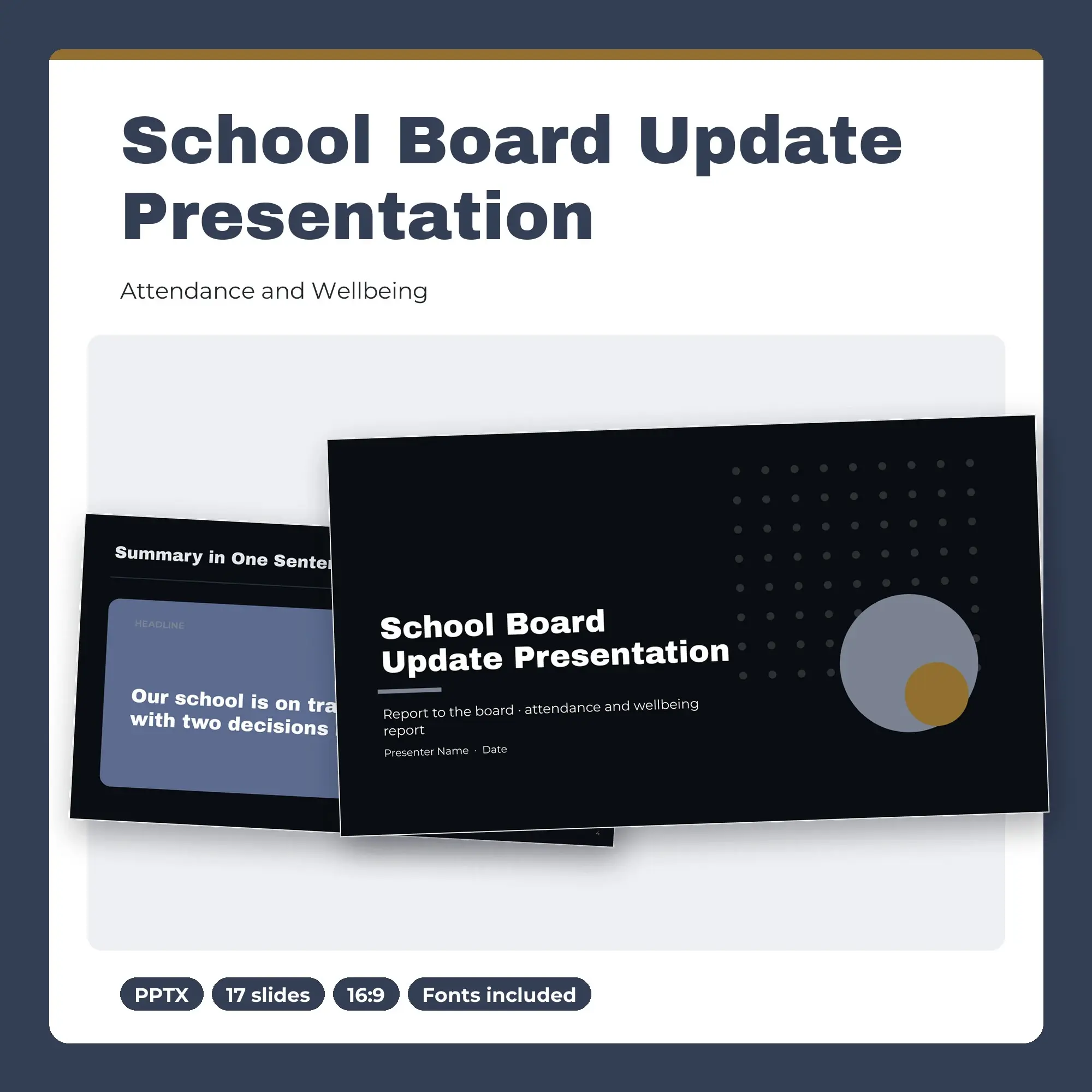 School Board Update Presentation, Attendance and Wellbeing (PPTX) preview